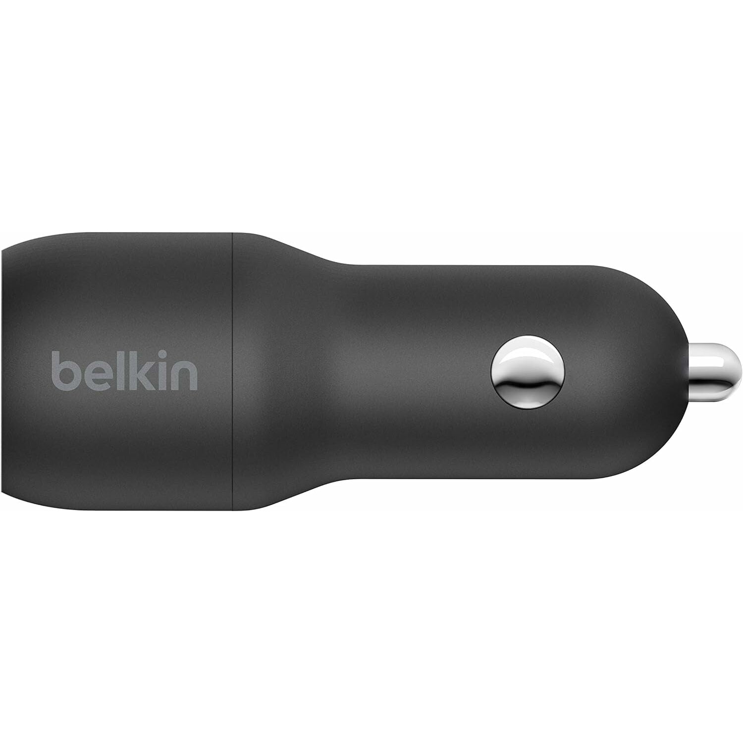 Belkin 24 Watt Dual USB Car Charger - 2 12W USB A Ports with Lightning Cable - Fast Charging