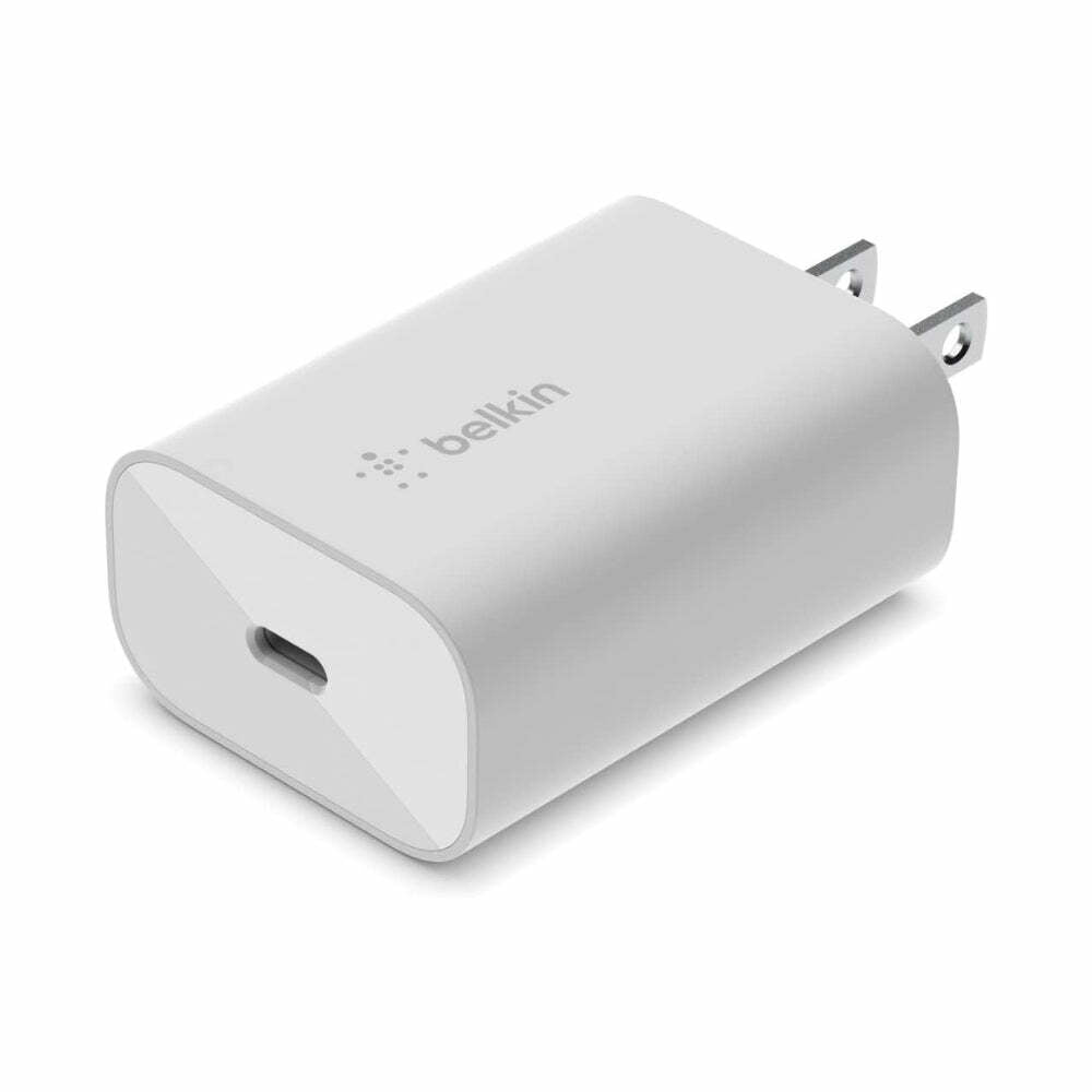 Belkin 25-Watt USB-C Wall Charger, Power Delivery PPS Fast Charging