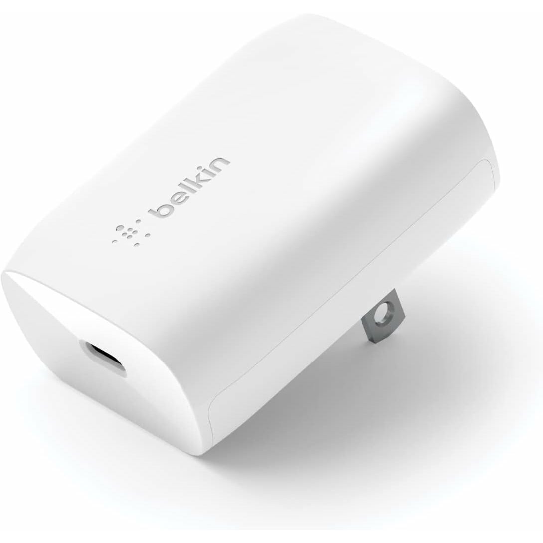 Belkin 30-Watt USB-C Wall Charger, USB-C Power Delivery, PPS Fast Charging