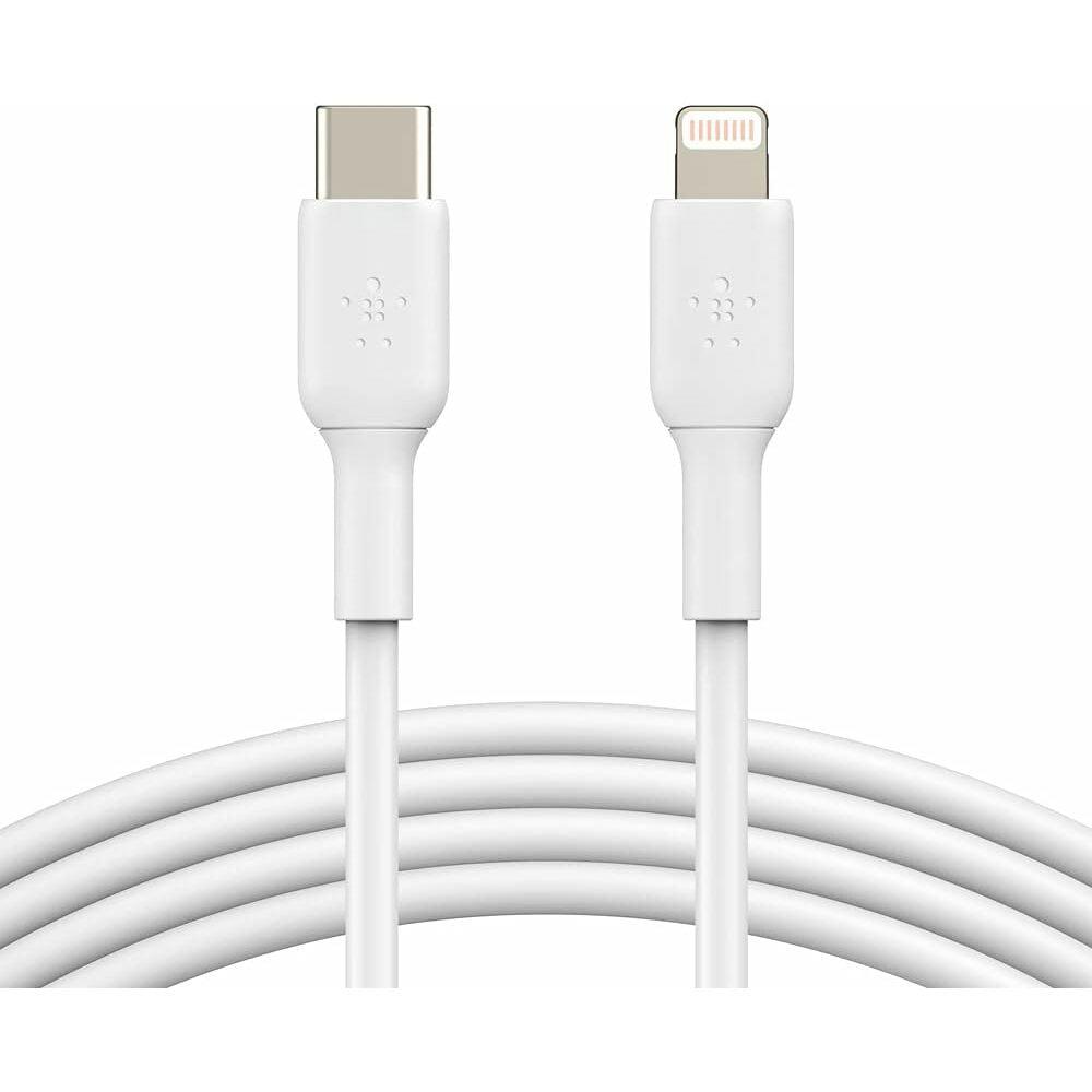 Belkin BoostCharge Fast Charging USB C to Lightning Cable 3.3ft - 18W Power Delivery iPhone Charger Cord