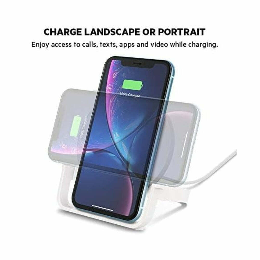 Belkin Quick Charge 10W Wireless Charger Stand for iPhone, Samsung Galaxy