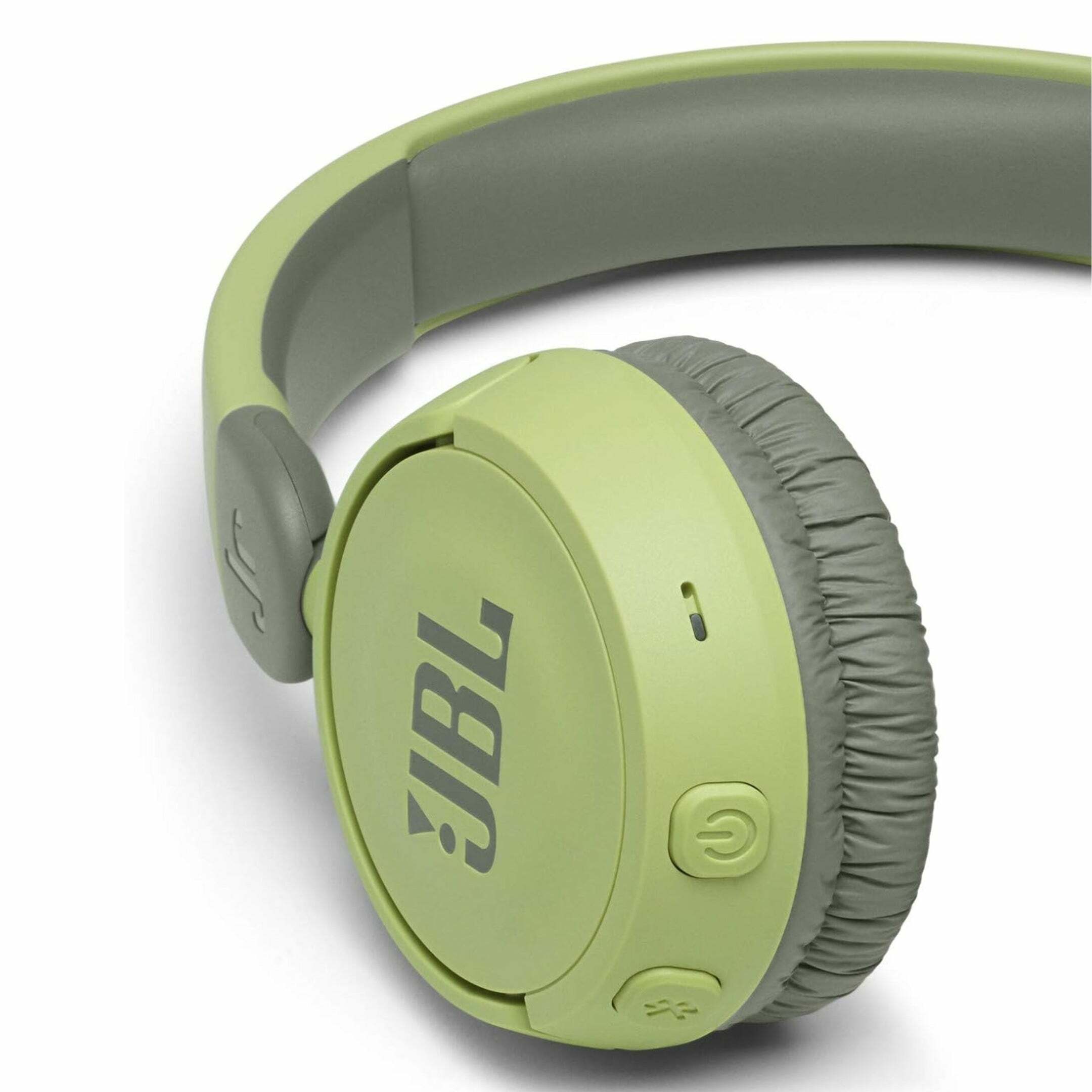 JBL JR 310BT - Kids On-Ear Wireless Bluetoth Headphones w/ Mic Green