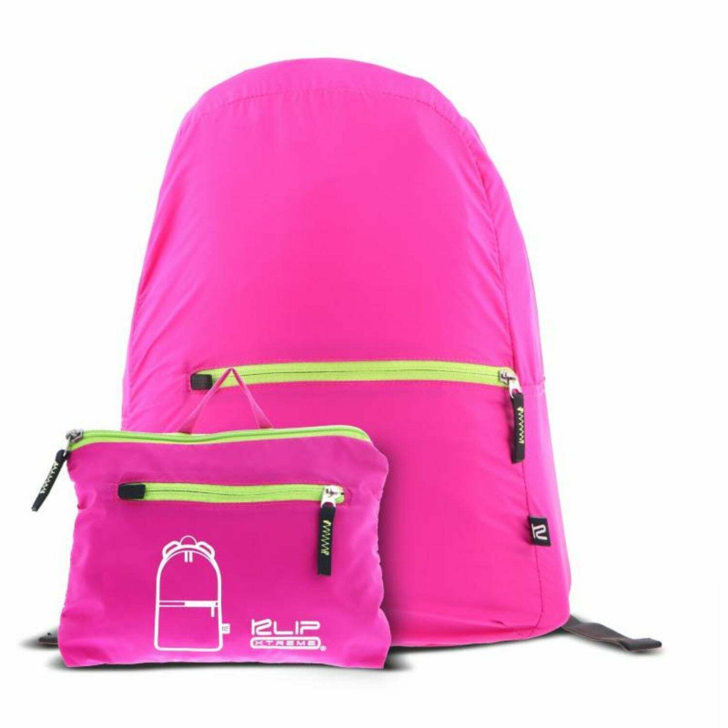 Klip Xtreme - Backpack Waterproof Nylon Fabric, Lightweight Bag - Neon Pink