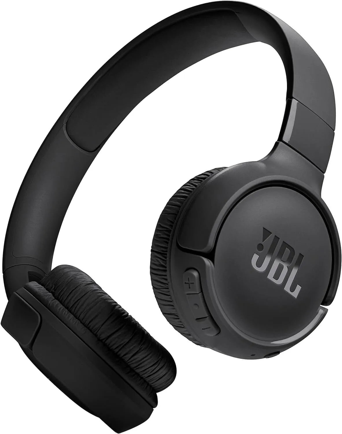 JBL Tune 520BT Wireless On-Ear Headphones - Bluetooth 5.3, Pure Bass Sound - Black