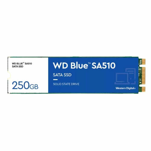 Western Digital Blue 250GB SSD SA510 Internal Solid State Drive M.2 2280 SATA 6Gb/s