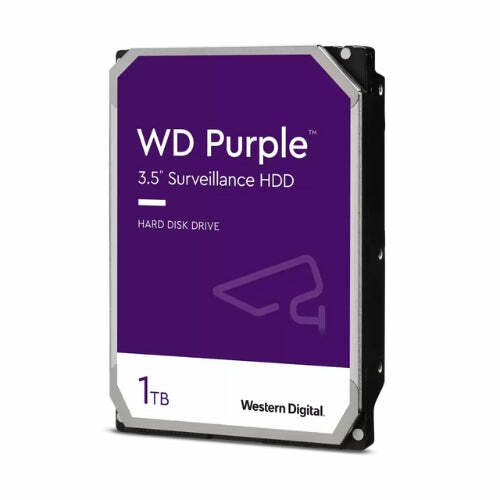 Western Digital Purple Surveillance 1TB Internal Hard Drive Disk 3.5 SATA 6Gb/s