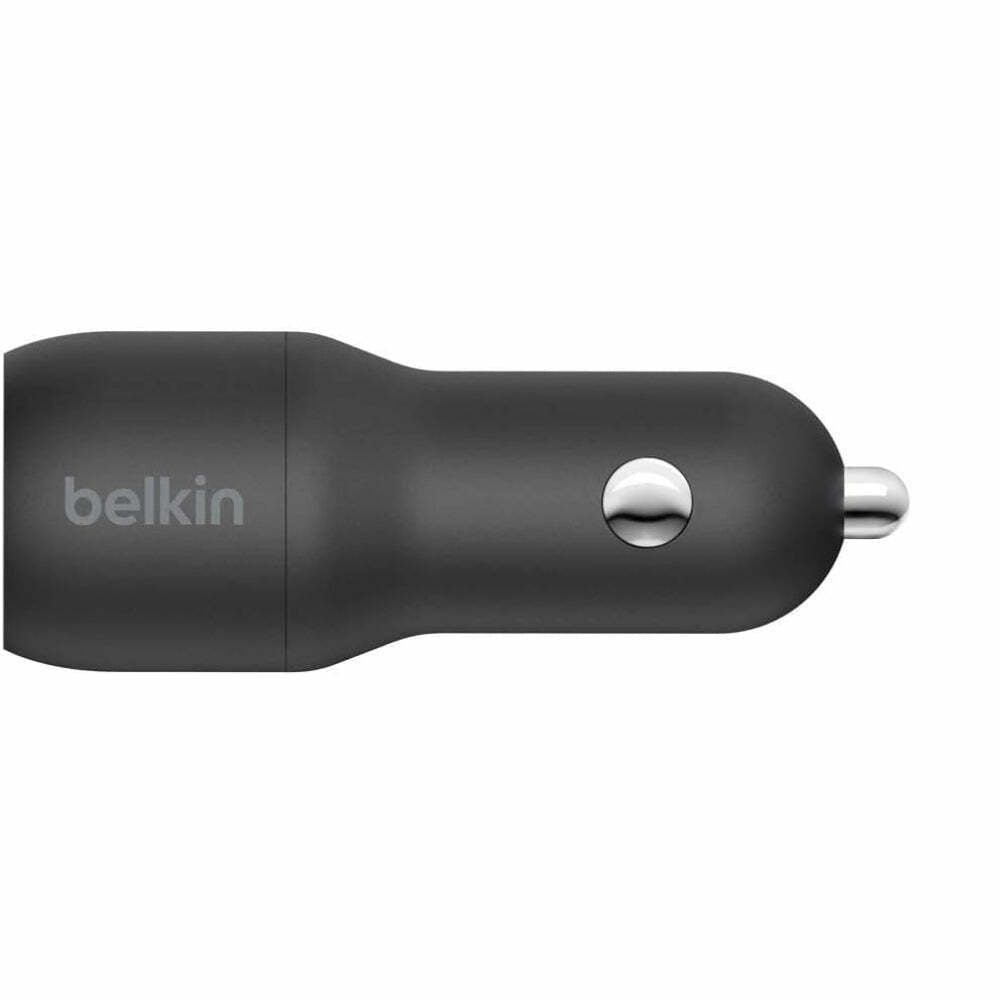 Belkin 24 Watt Dual USB Car Charger - 2 12W USB A Ports with Fast Charging