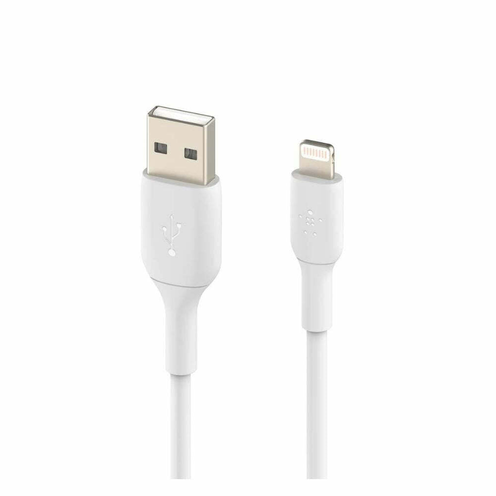 Belkin BoostCharge Lightning Cable - 6.6ft/2M - Apple iPhone Charger USB to Lightning