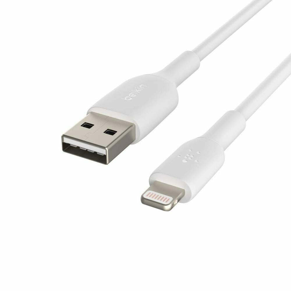 Belkin BoostCharge Lightning Cable - 6.6ft/2M - Apple iPhone Charger USB to Lightning