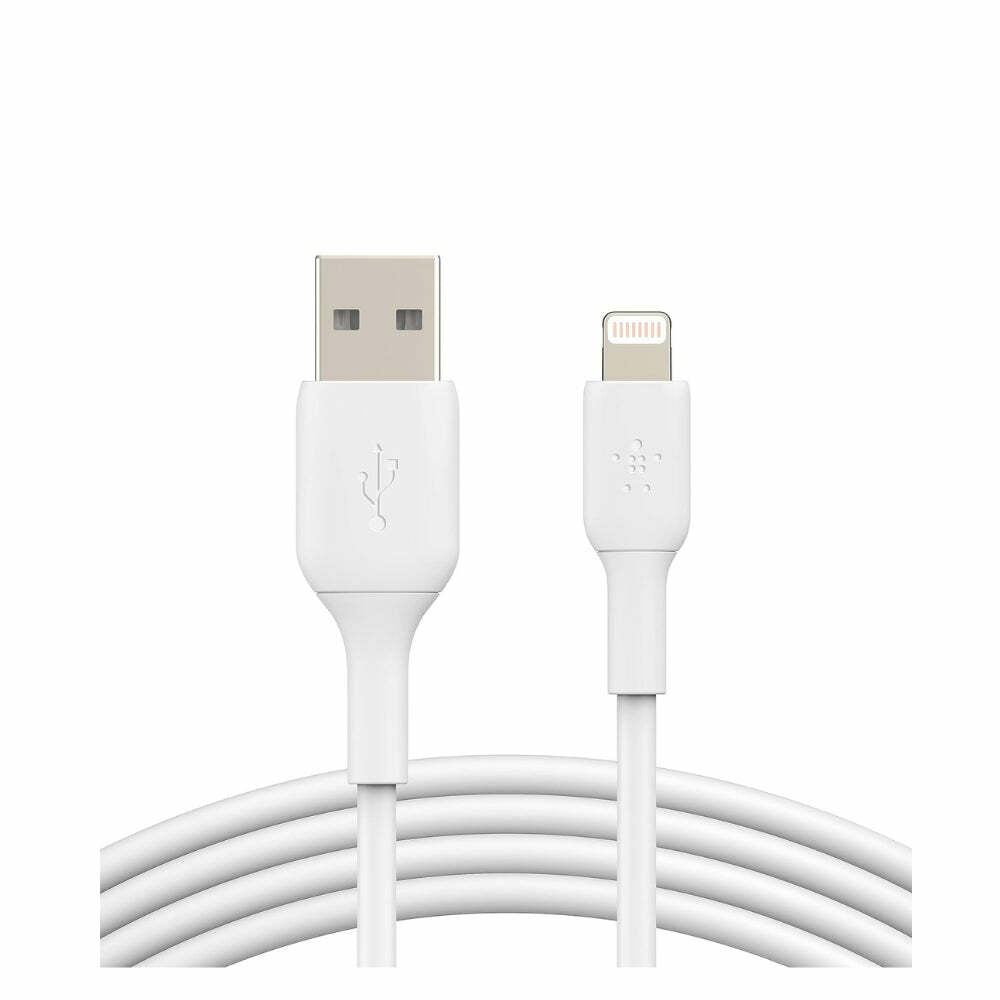 Belkin BoostCharge Lightning Cable - 9.8ft/3M - MFi Certified Apple iPhone Charger USB to Lightning Cable