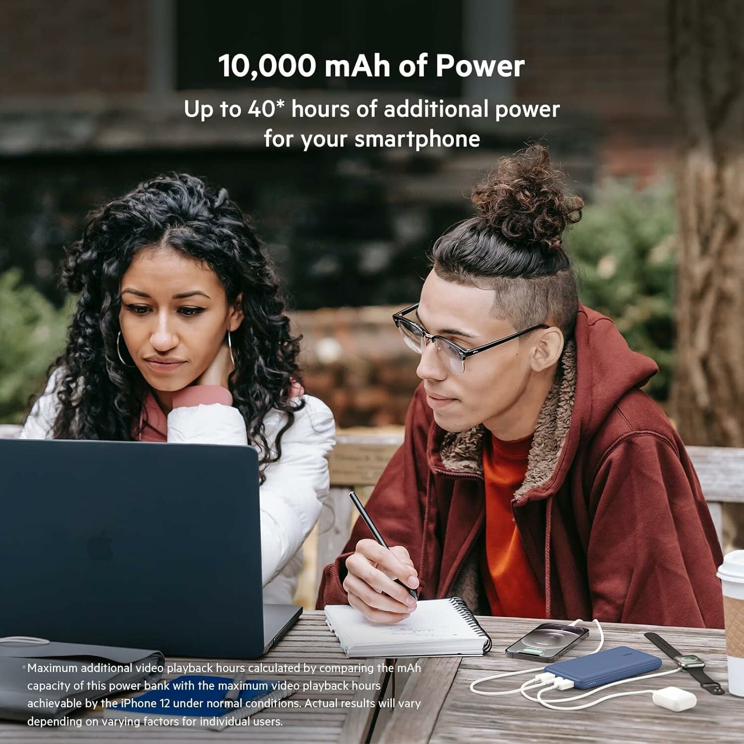 Belkin BoostCharge Power Bank 10K Multi-Device Charging with 15W Power