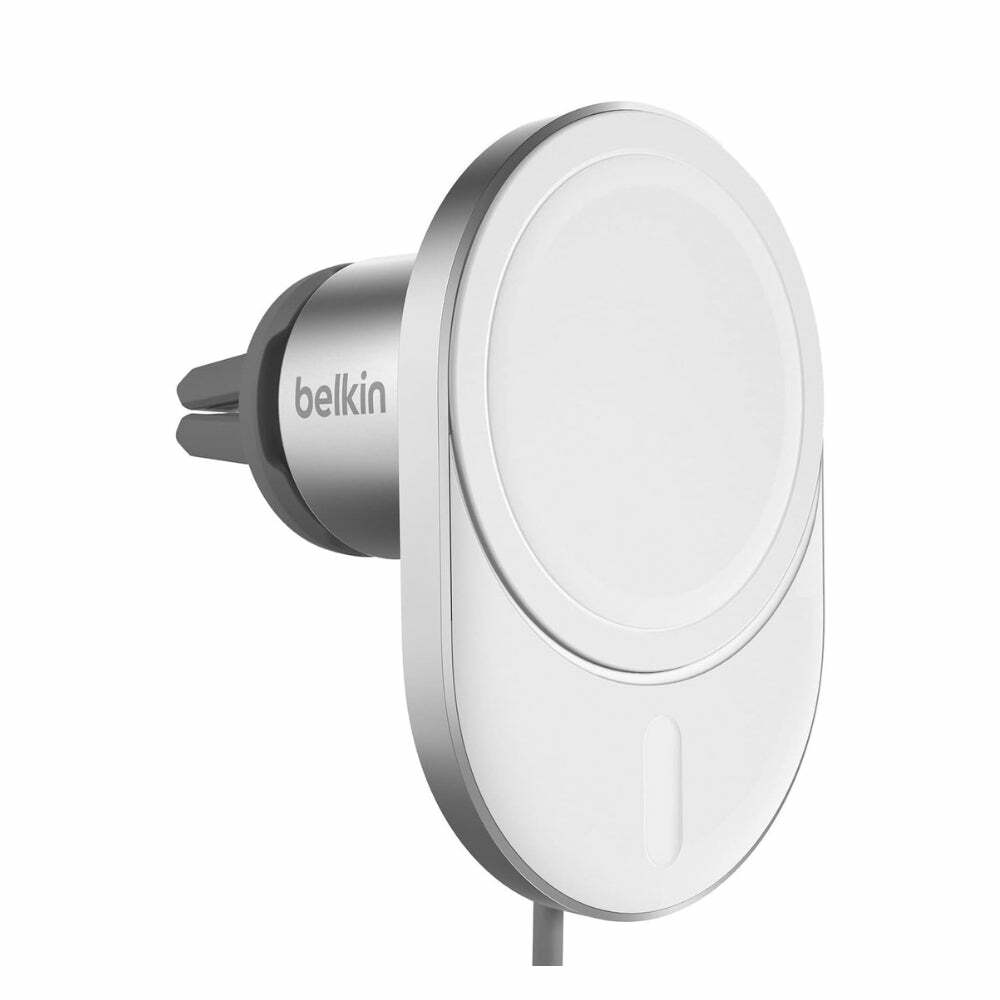 Belkin BoostCharge™ Pro Wireless Car Charger with MagSafe Compatibility, 15W Fast Charging, Extra Strong Magnetic Car Vent Phone Mount for iPhone