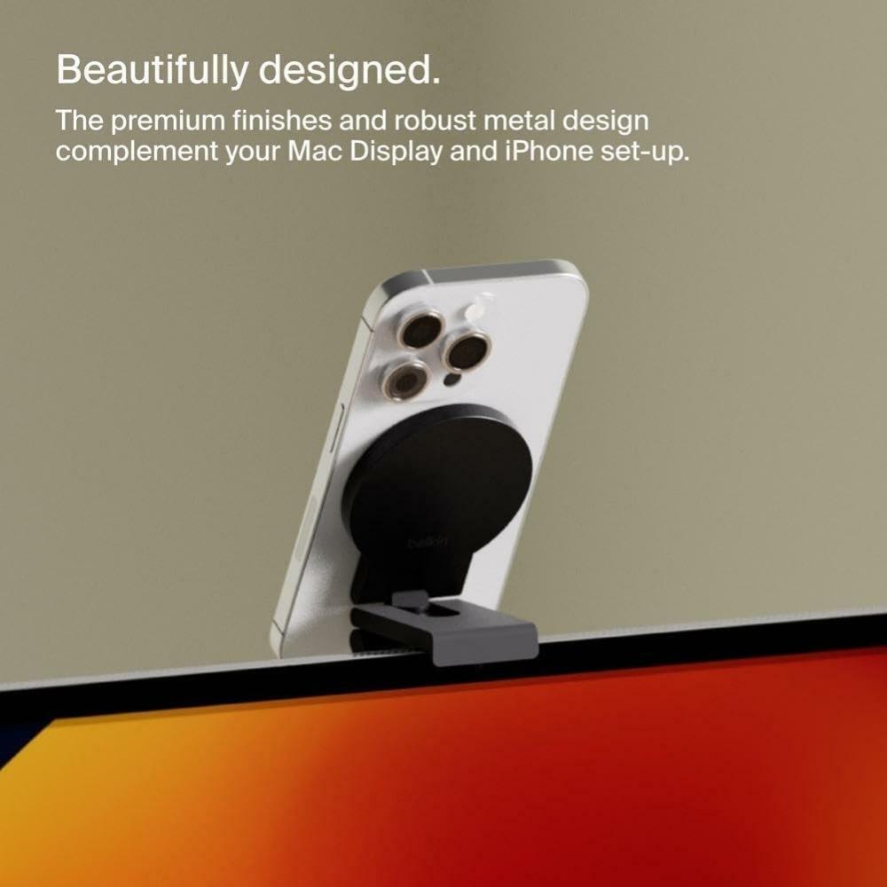 Belkin iPhone MagSafe Continuity Camera Mount for Mac Desktops & Displays