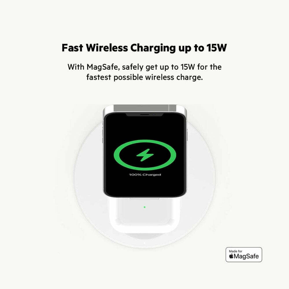 Belkin MagSafe 2-in-1 Wireless Fast Charging Station Stand for iPhone & AirPods