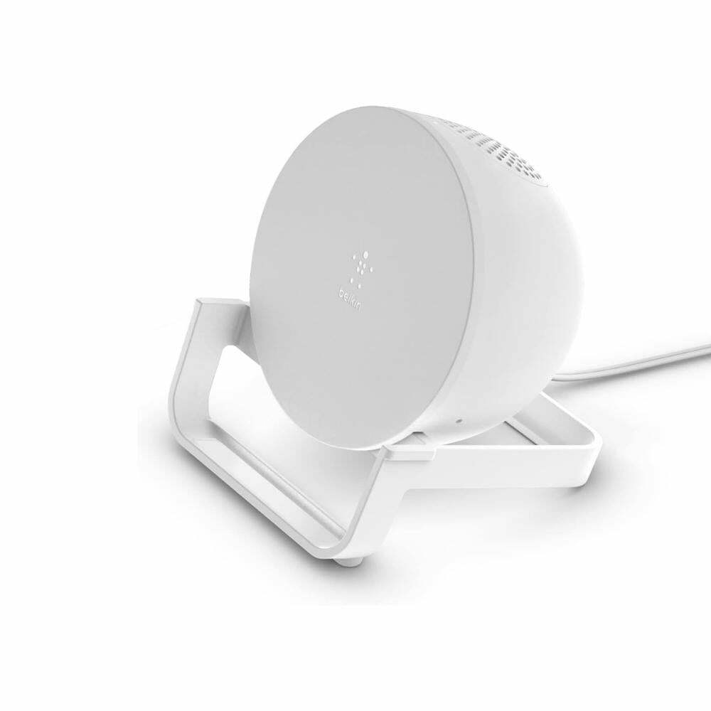 Belkin Quick Charge Wireless Charger Stand + Bluetooth Speaker - Qi-Certified for iPhone, Samsung Galaxy & More