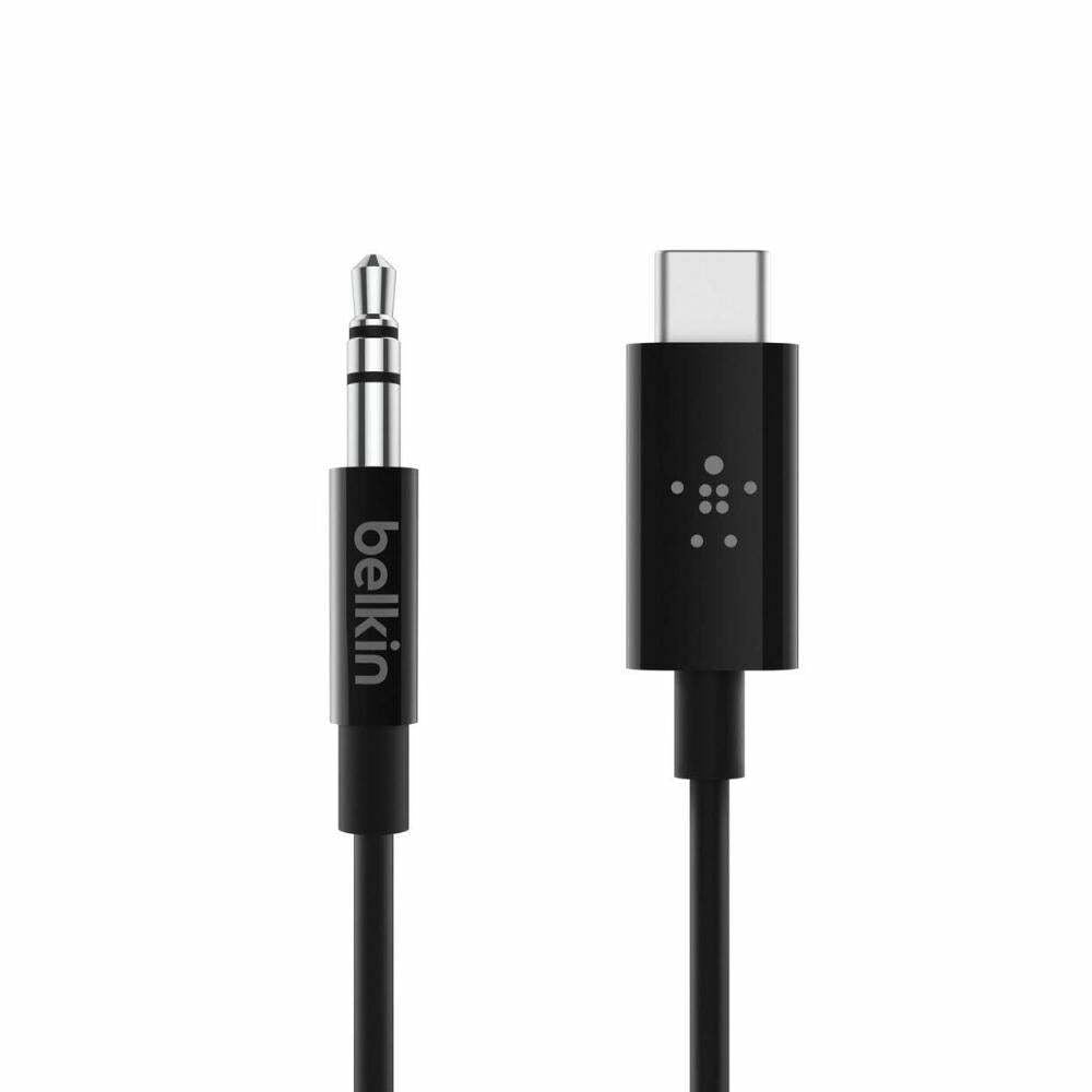 Belkin Rockstar Usb-C to Aux Cable USB-C to 3.5mm Audio Cable, Usb-C to Audio Cable