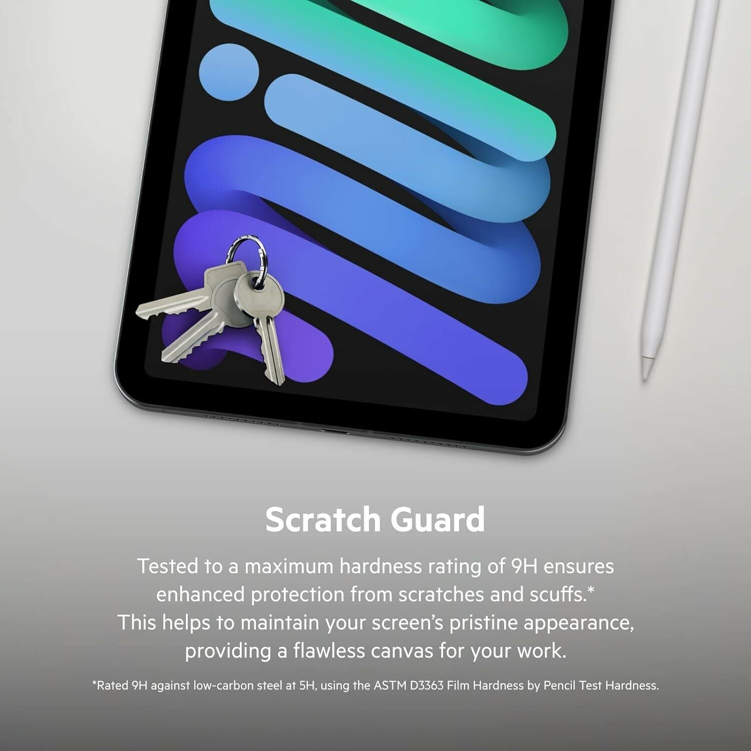 Belkin ScreenForce™ TemperedGlass Screen Protector for iPad Mini 6th Generation with Apple Pencil Compatibility
