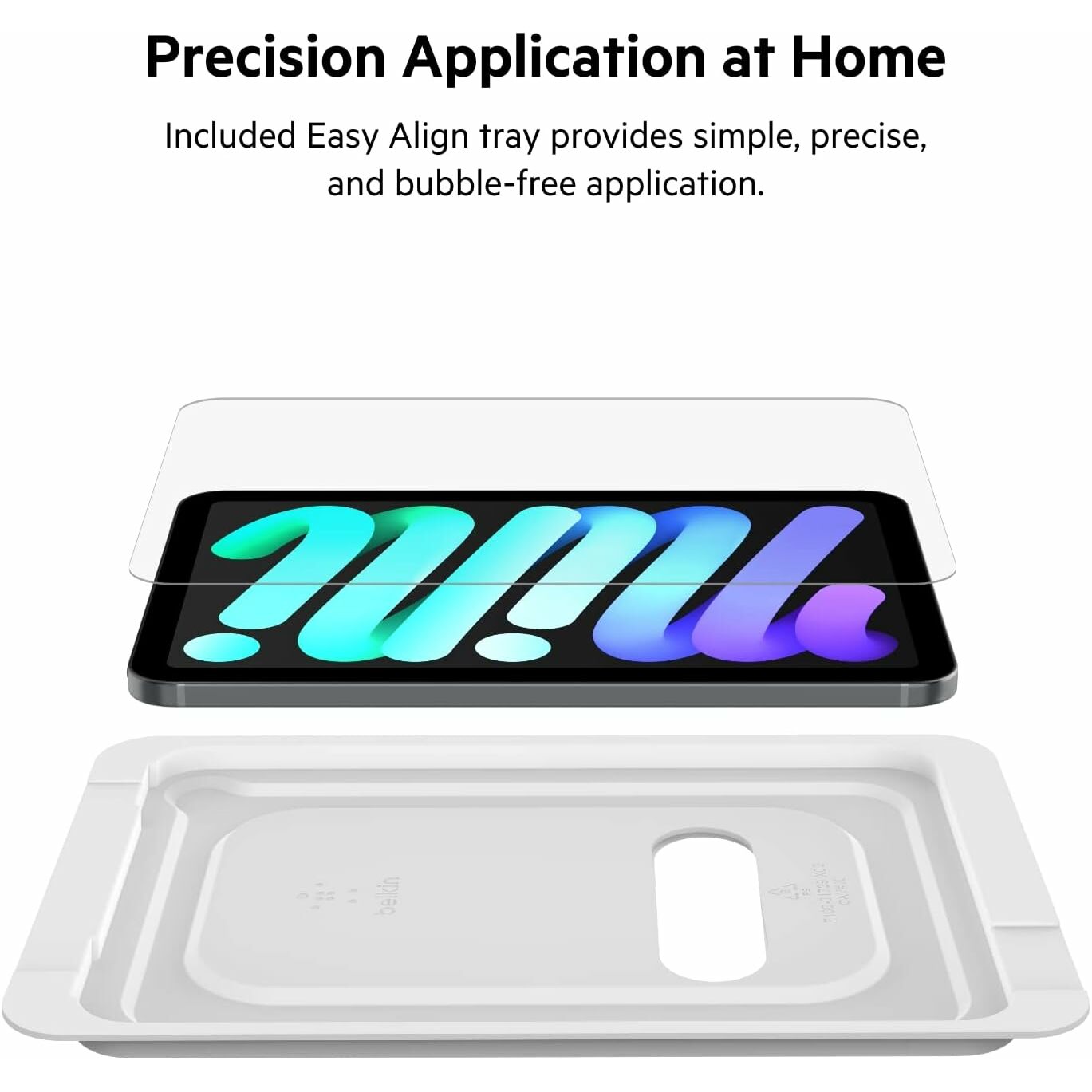 Belkin ScreenForce™ TemperedGlass Screen Protector for iPad Mini 6th Generation with Apple Pencil Compatibility