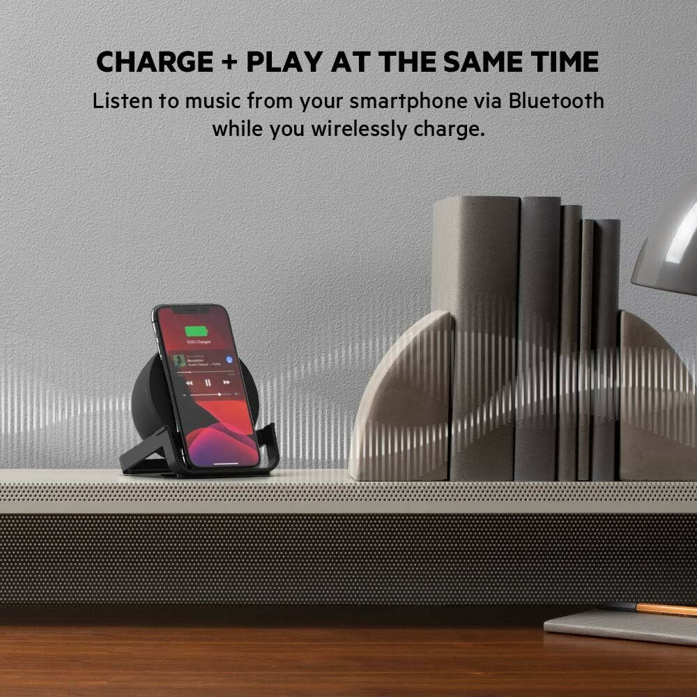 Belkin SoundForm Charge - Bluetooth Speaker + 10W Wireless Charger