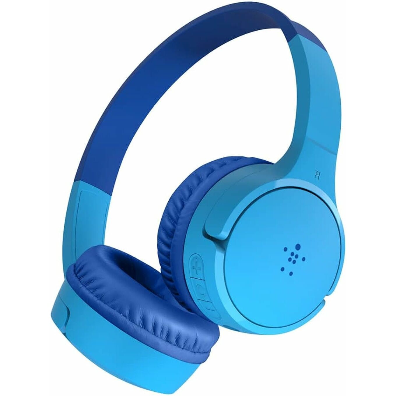 Belkin Wireless On-Ear Headphones for Kids, 3.5mm - Wired/Wireless - Bluetooth On-Ear 4 ft Cable - Blue