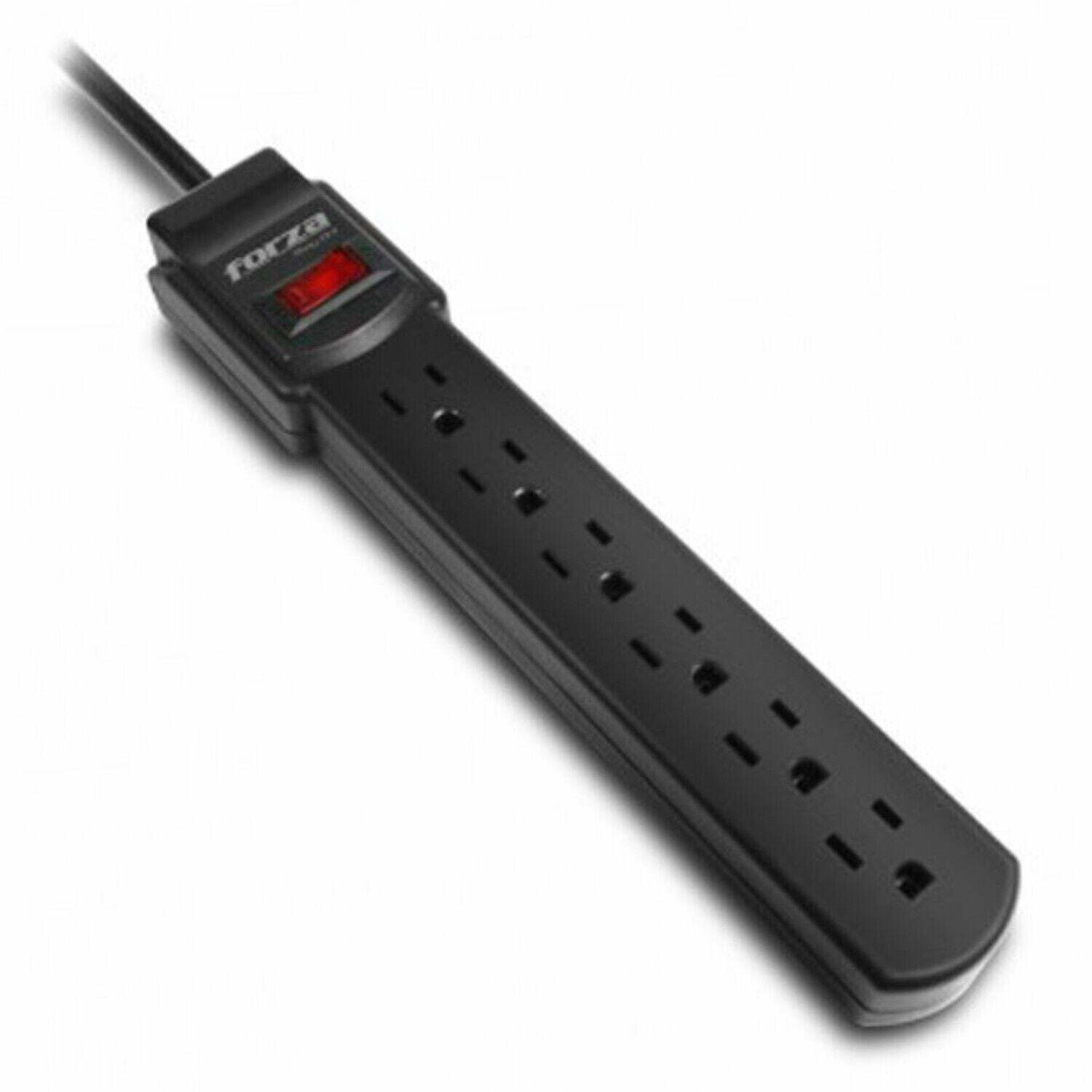 Forza Power Technologies - Surge Protector 90J/1875W, 6 Outlets 110V