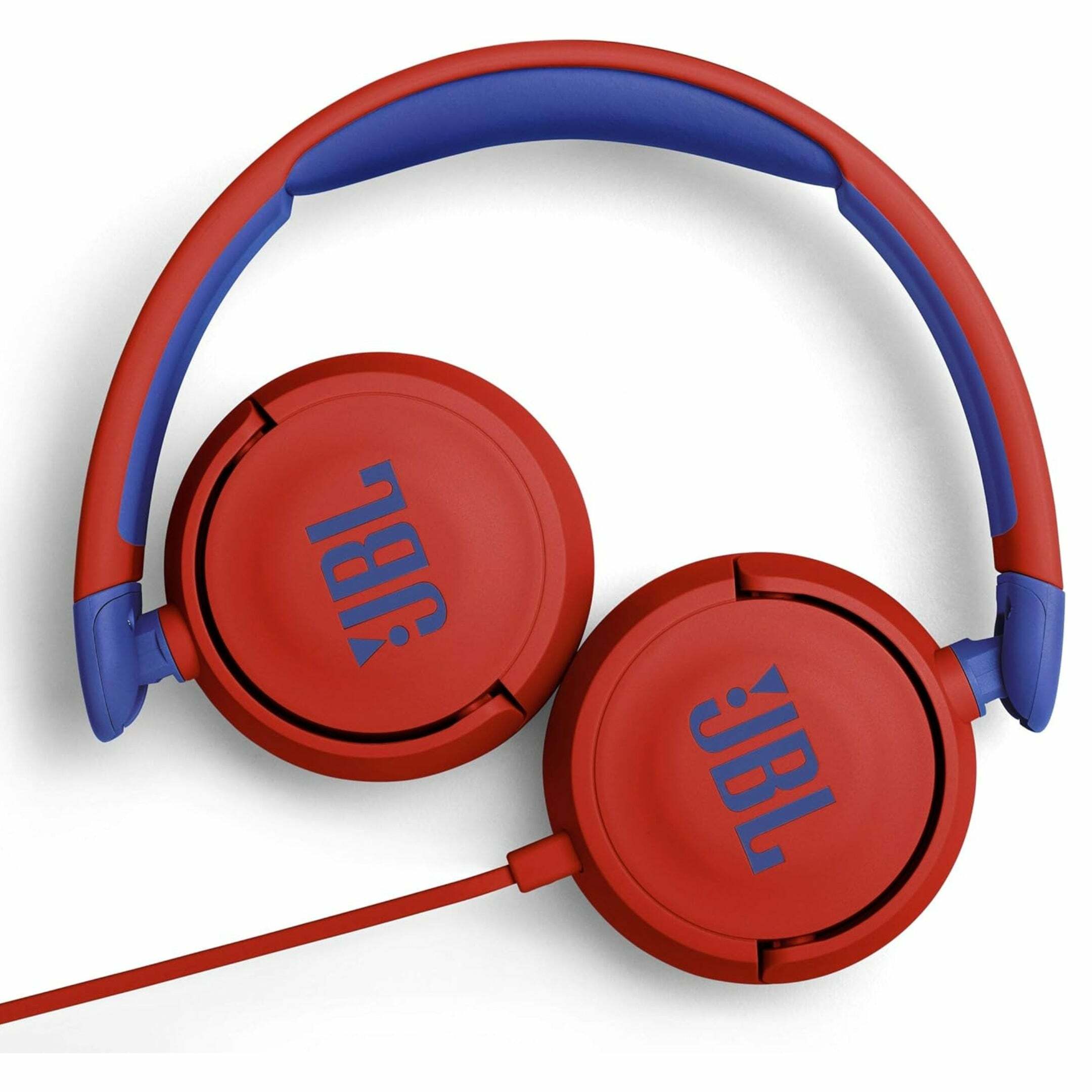 JBL JR 310 - Kids On-Ear Wired Headphones w/ Mic Red/Blue