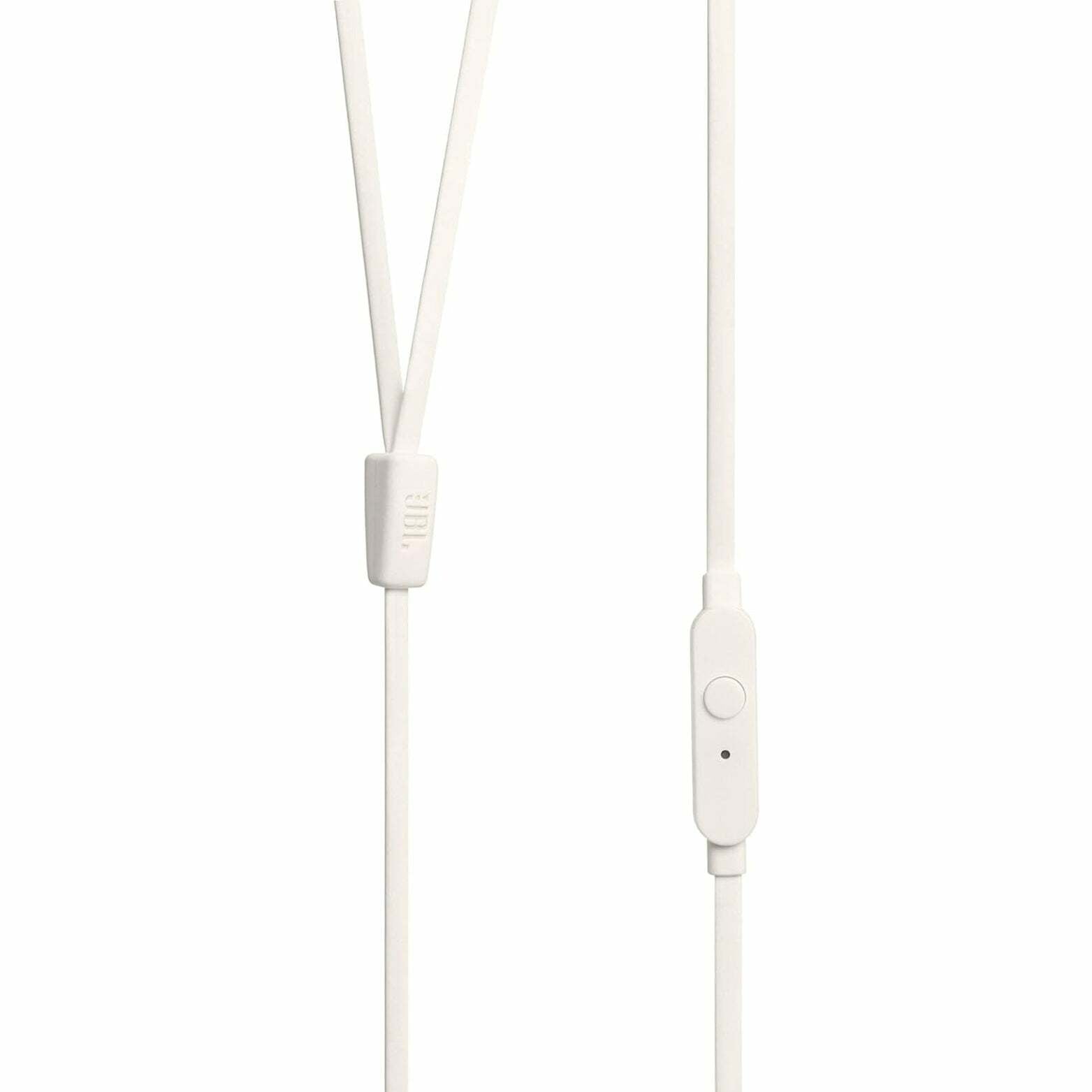 JBL Tune 110 In-Ear Wired Headphones 3.5 mm with Mic, White