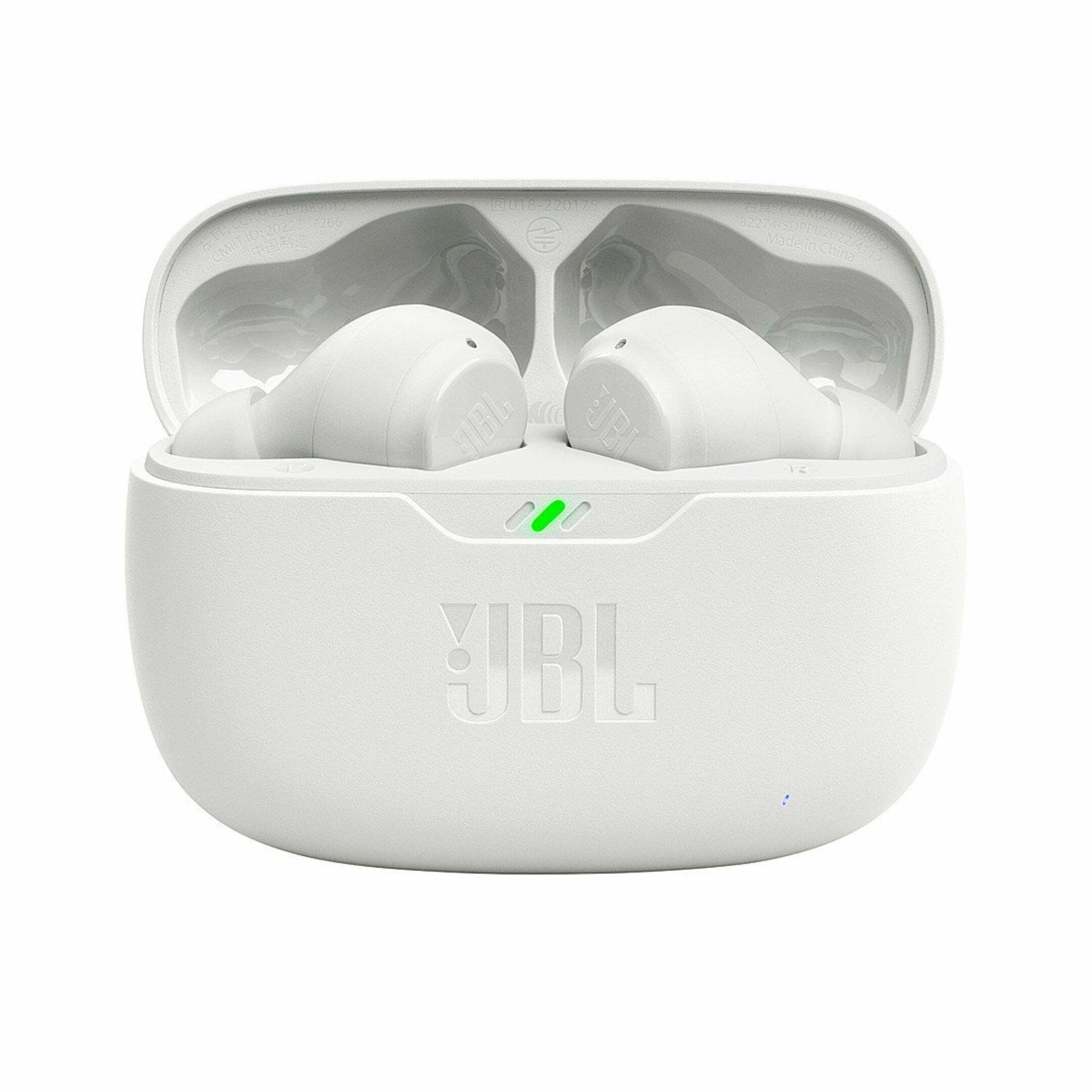 JBL Vibe Beam True Wireless Bluetooth Earbuds, White