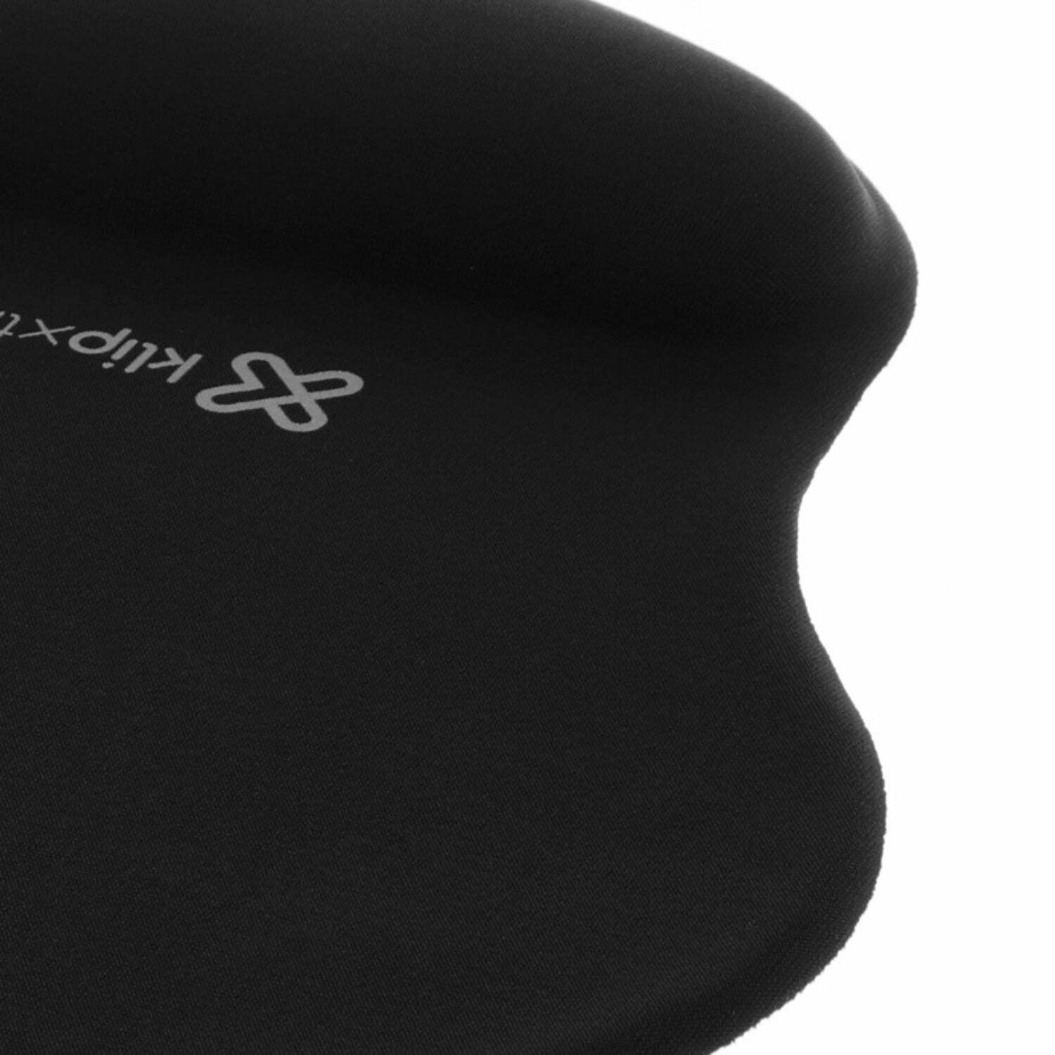 Klip Xtreme - Gel Mouse Pad with Wrist Support, Non-slip Rubberized Base - Black