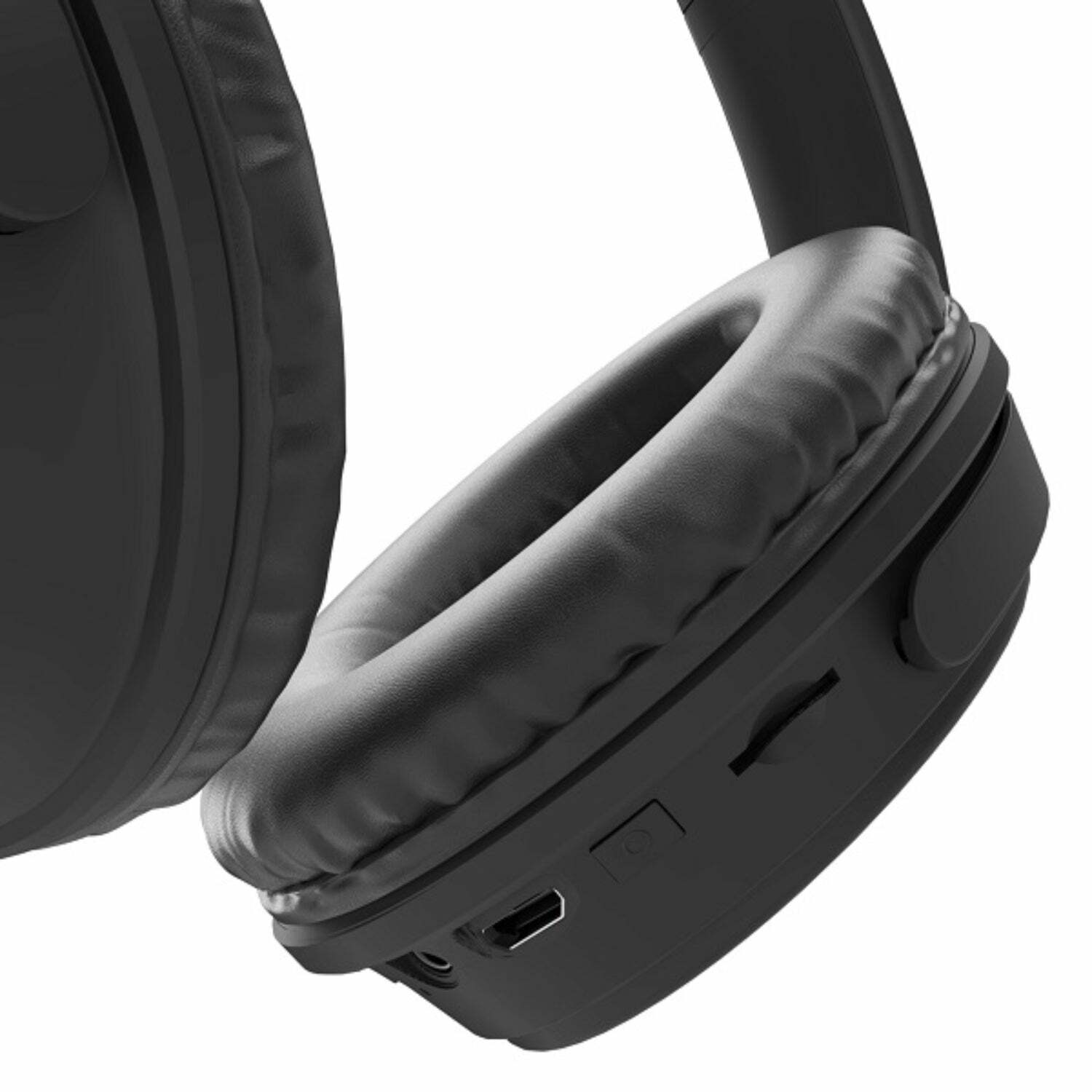 Klip Xtreme - Oasis KNH-050 Wireless Bluetooth Noise Cancelling Headphones - Black