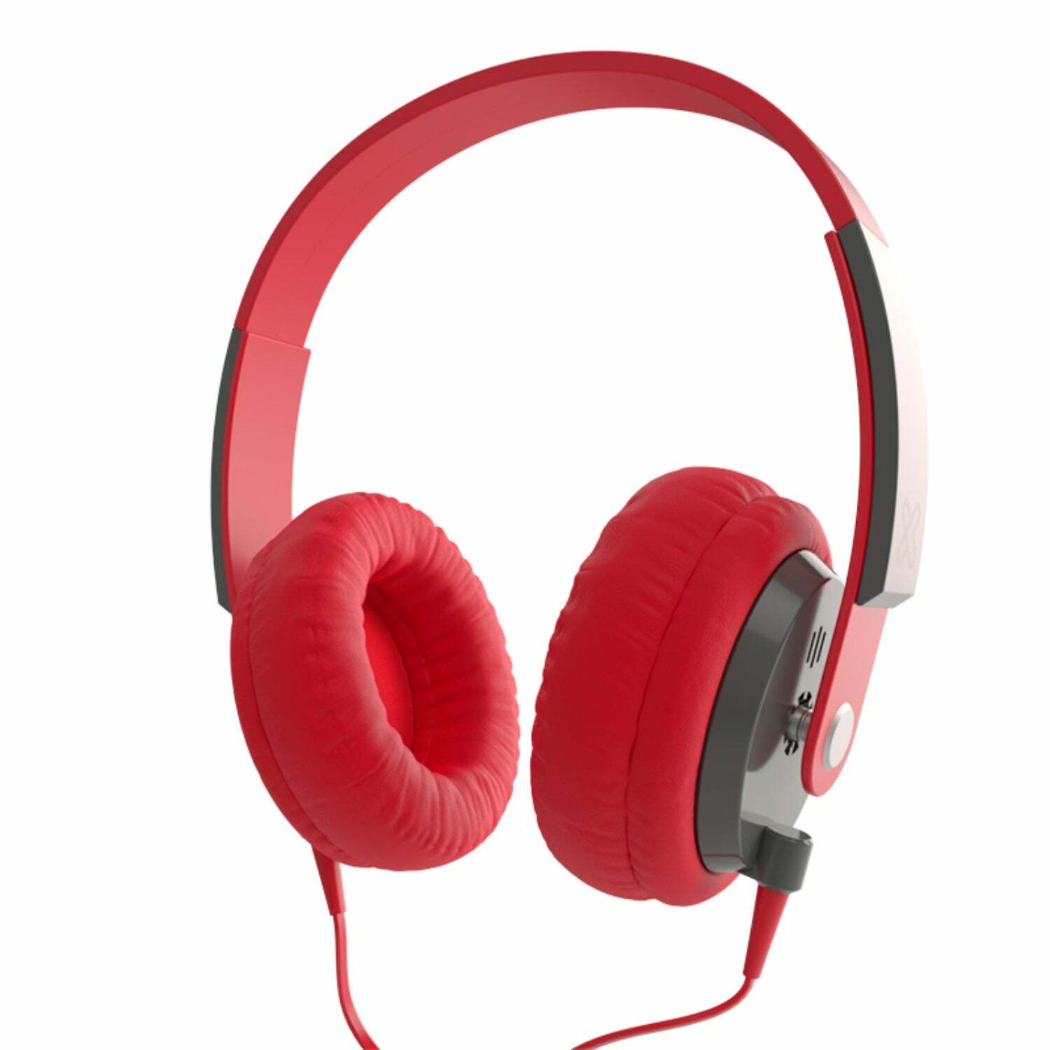 Klip Xtreme - Obsession KHS-550RD Wired Headphones High Quality Audio - Red