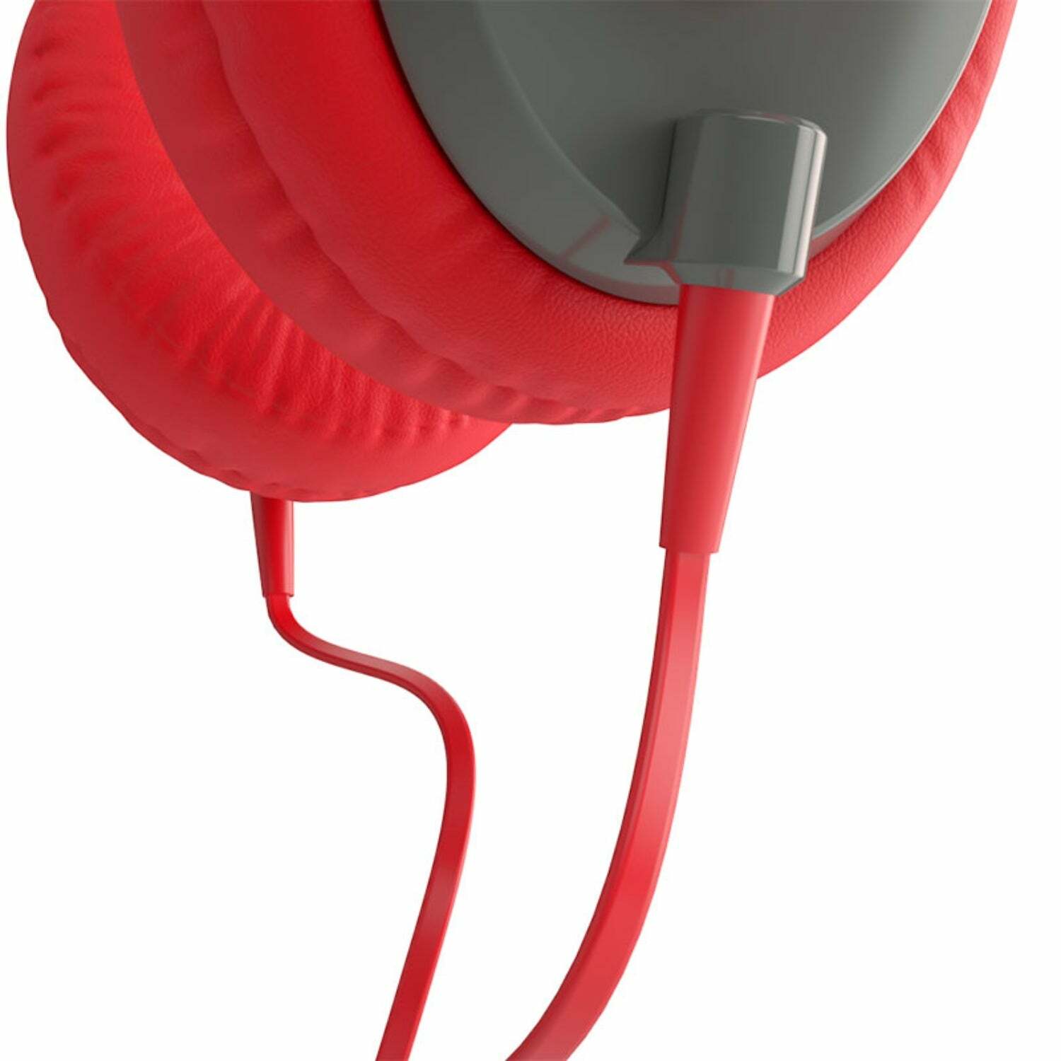 Klip Xtreme - Obsession KHS-550RD Wired Headphones High Quality Audio - Red