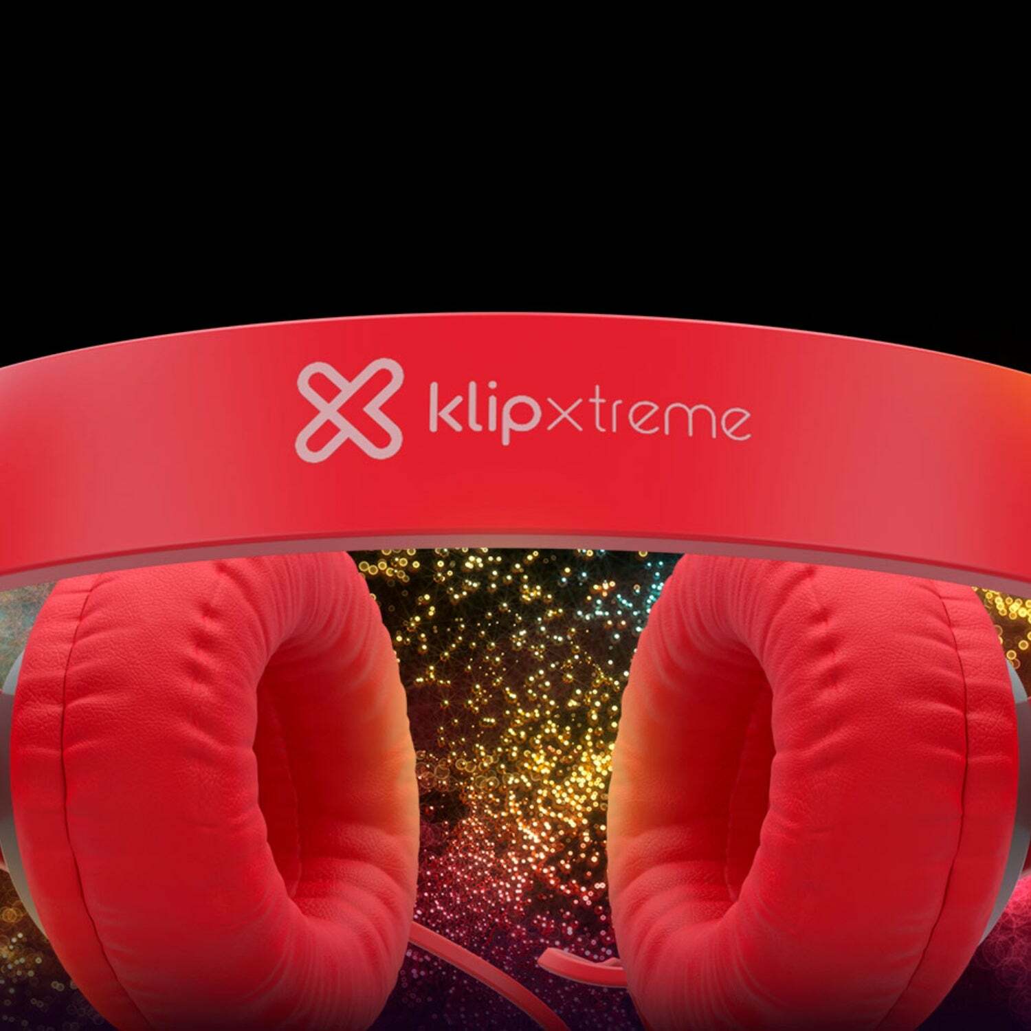 Klip Xtreme - Obsession KHS-550RD Wired Headphones High Quality Audio - Red