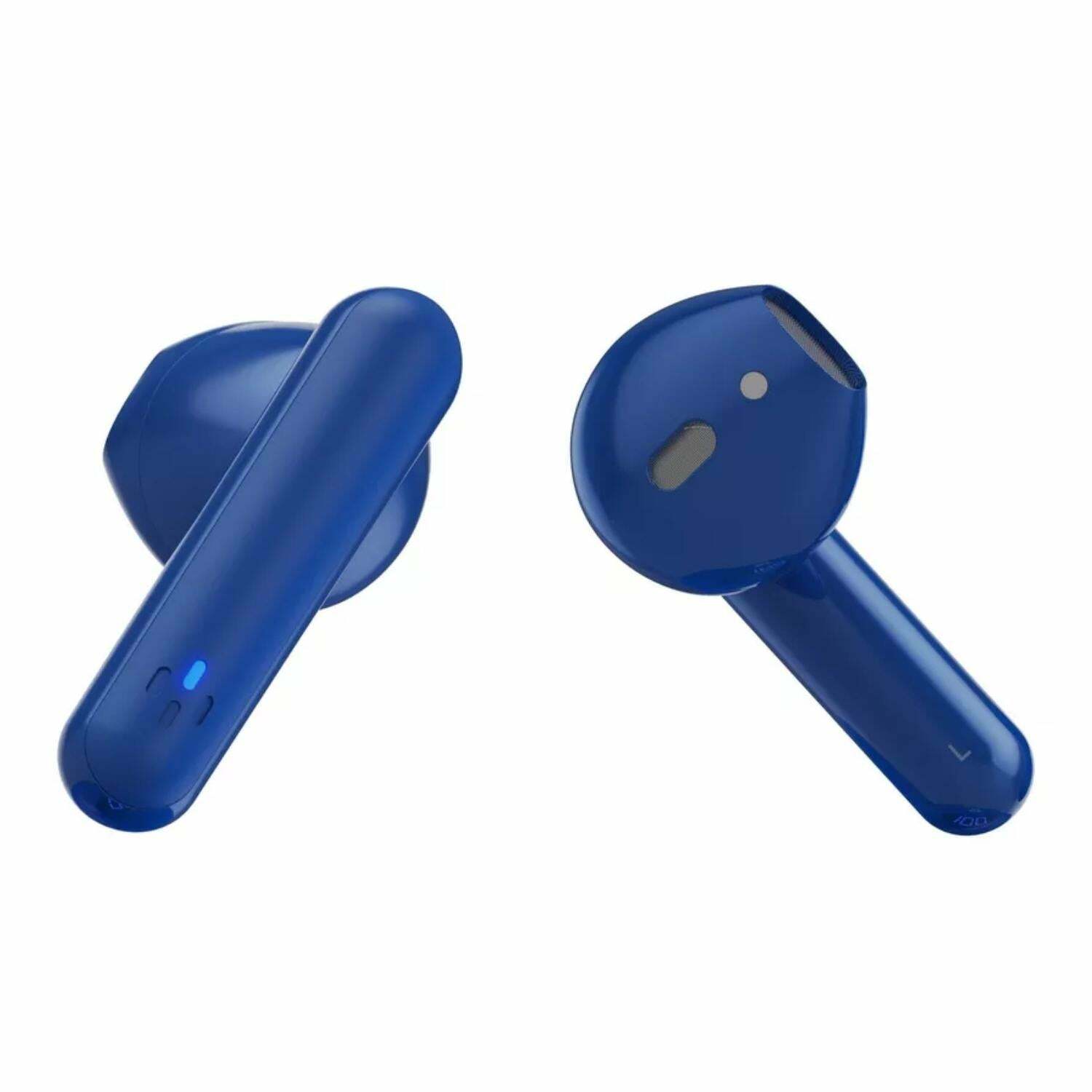 Klip Xtreme - Touchbuds KTE-006 True Wireless Bluetooth Stereo Earbuds - Blue