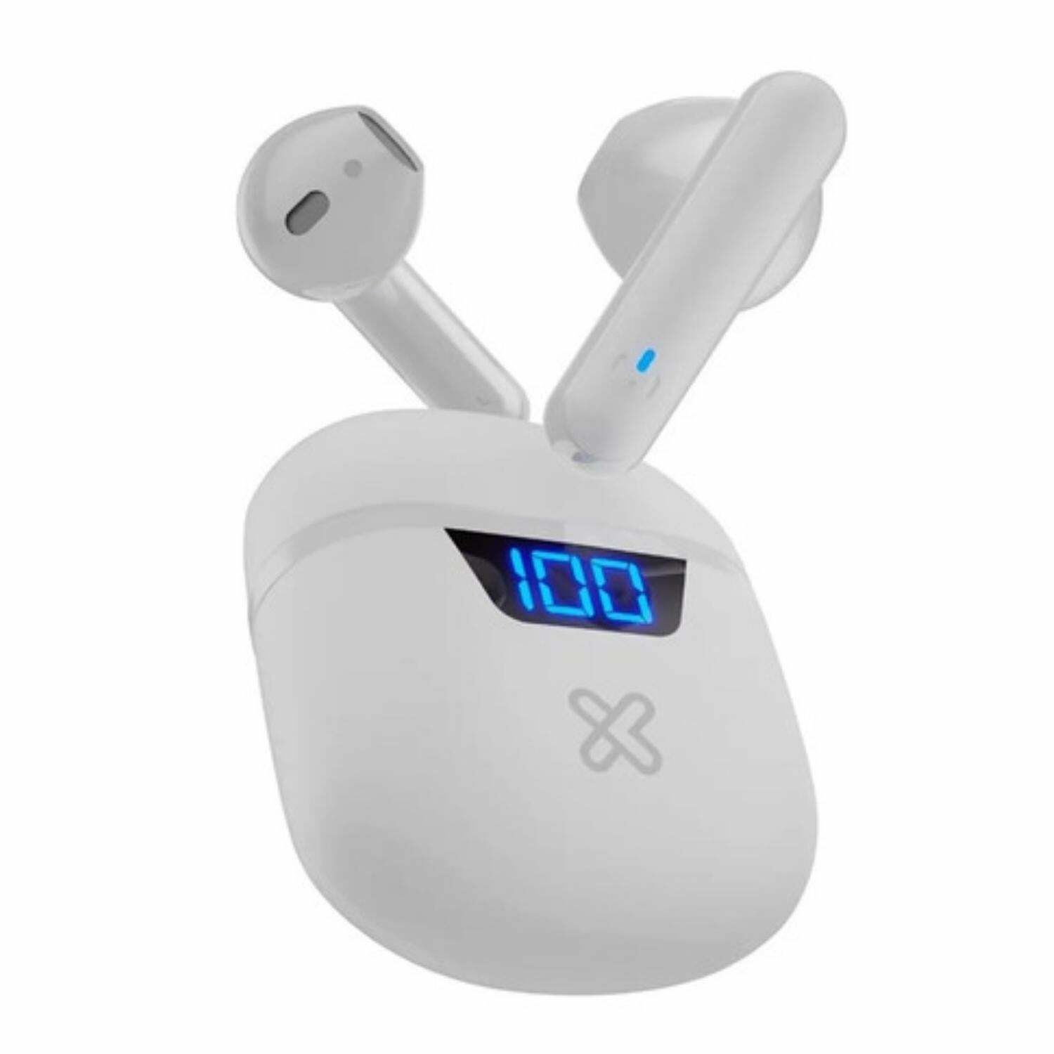 Klip Xtreme - Touchbuds KTE-006 True Wireless Bluetooth Stereo Earbuds - White