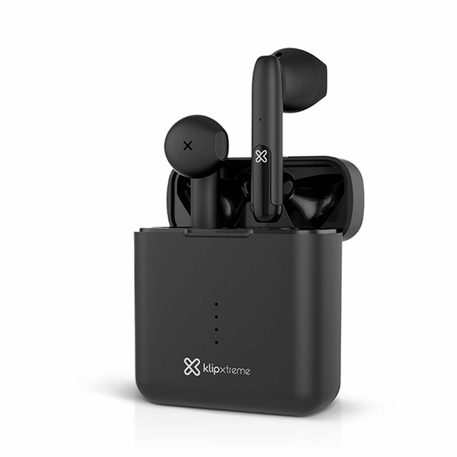 Klip Xtreme - TwinTouch KTE-010 True Wireless Bluetooth Stereo Earbuds - Black