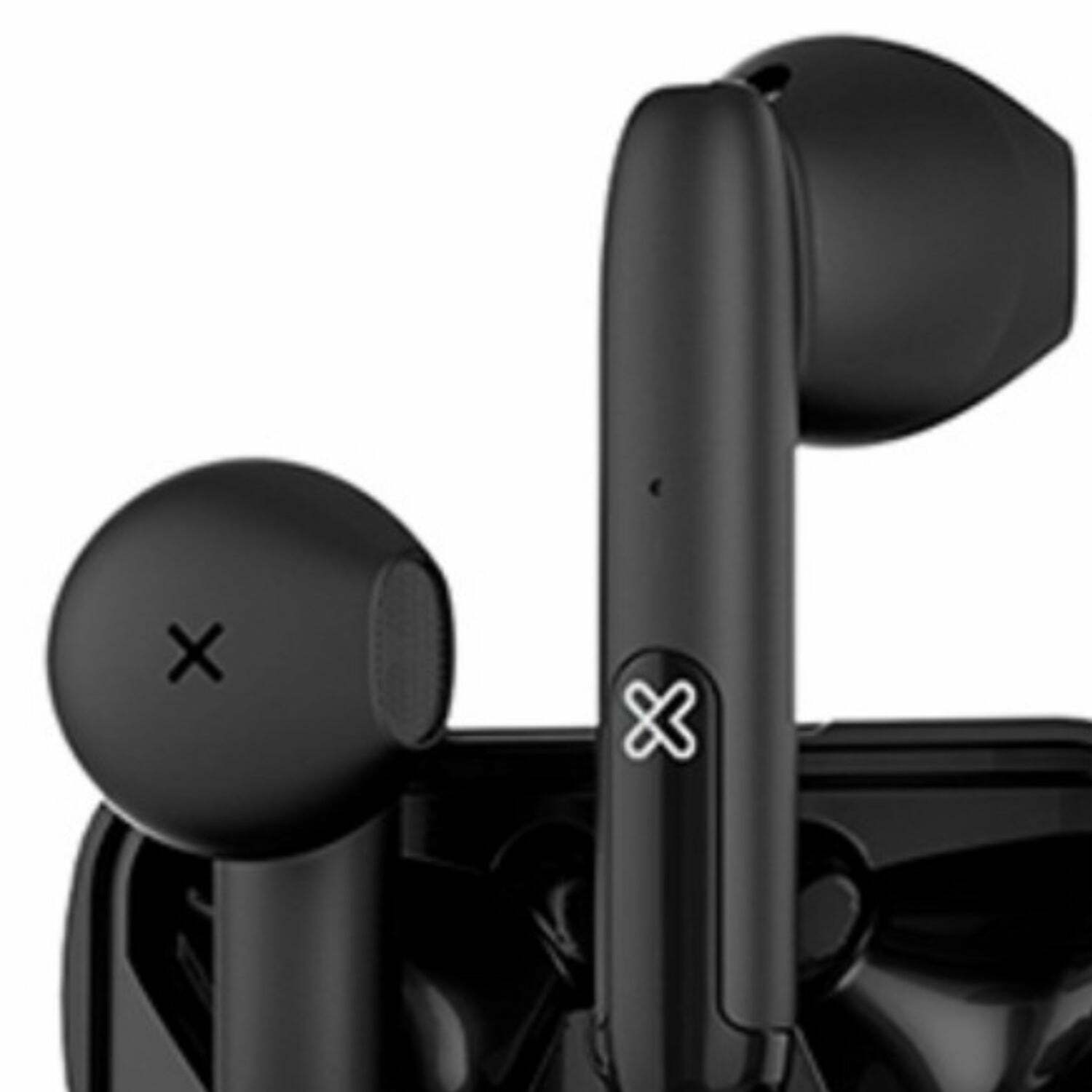 Klip Xtreme - TwinTouch KTE-010 True Wireless Bluetooth Stereo Earbuds - Black