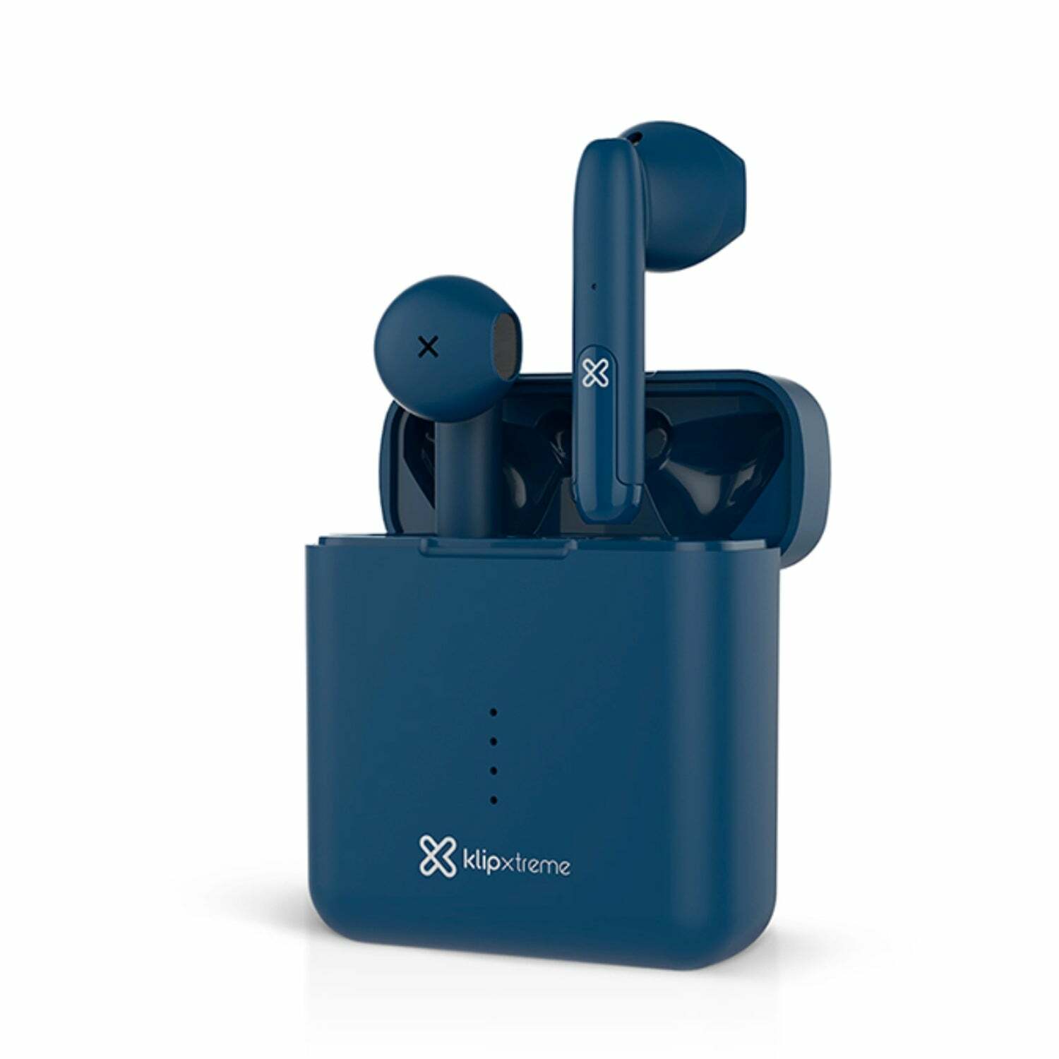 Klip Xtreme - TwinTouch KTE-010 True Wireless Bluetooth Stereo Earbuds - Blue