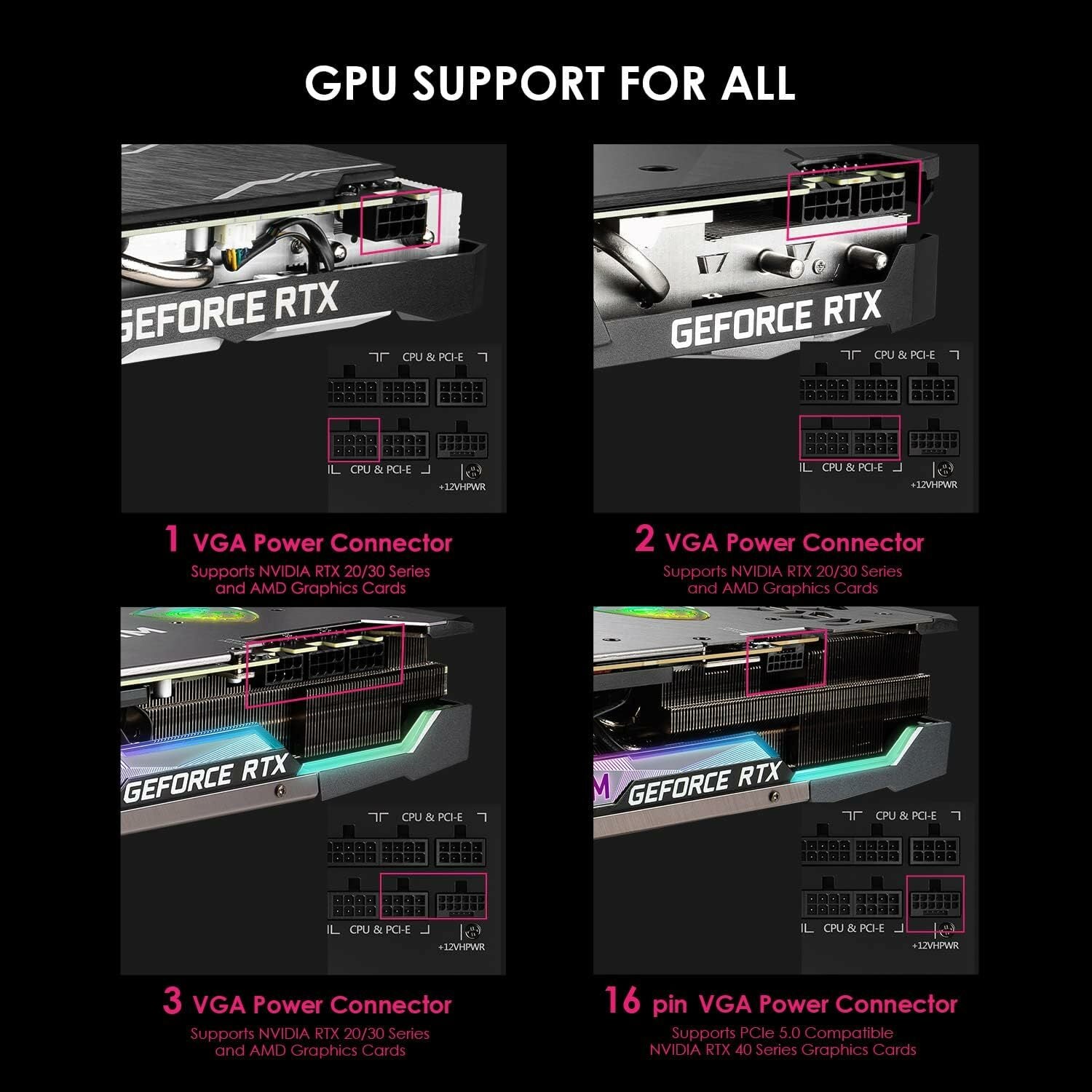 MSI - Gaming Power Supply MPG A850G PCIE 5 & ATX 3.0 Full Modular