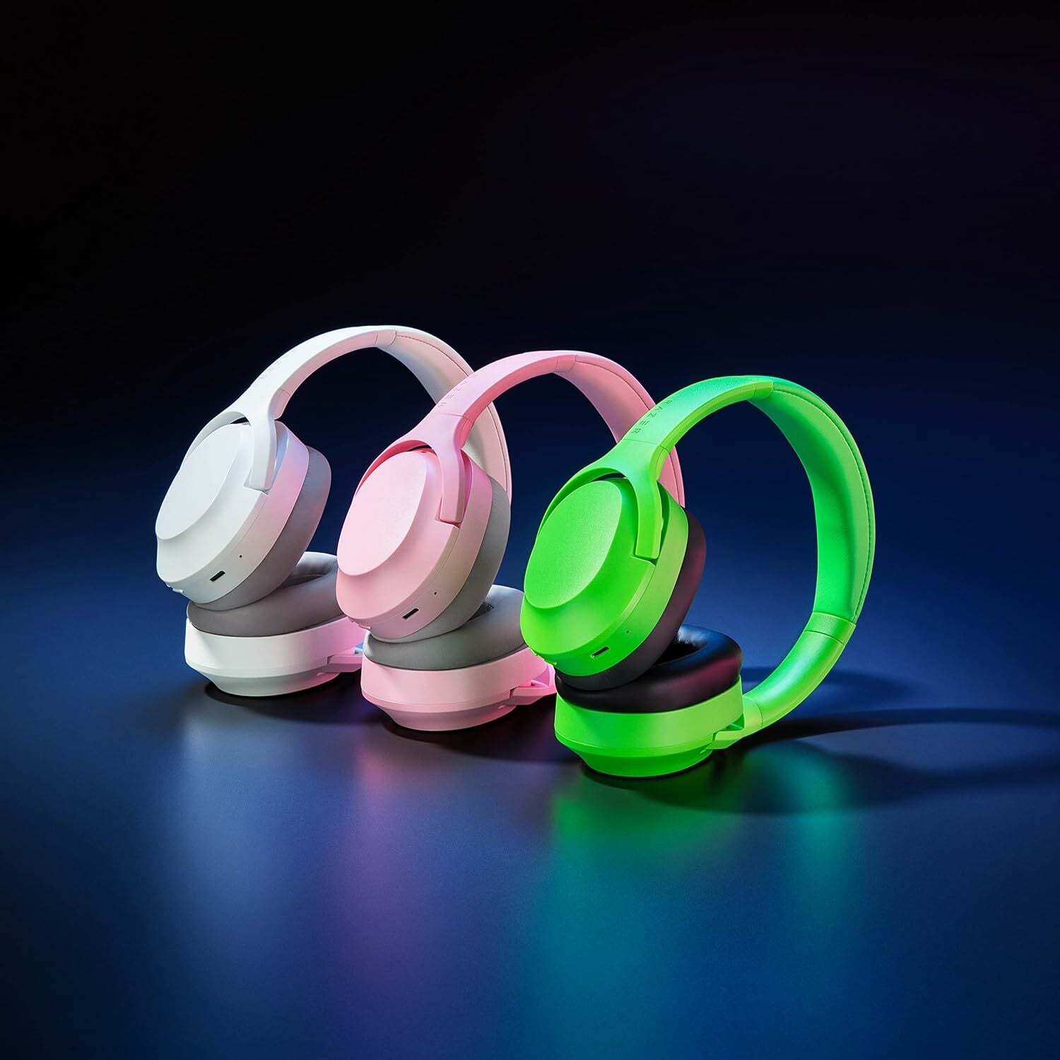 Razer Opus X Wireless Low Latency Headset Active Noise Cancellation, Bluetooth 5.0, Built-In Microphones - Quartz Pink