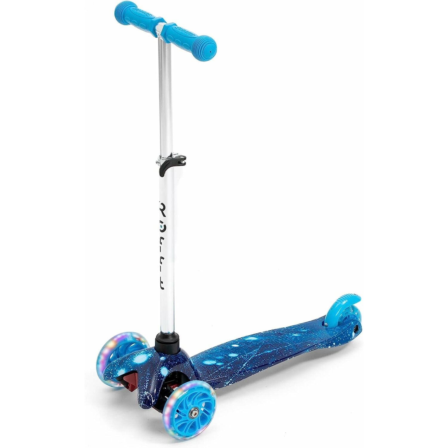 ROFFT - Kick Scooter, Lean-to-Steer LED 3 Wheel, Kids Ages 3-5 Graffiti Space