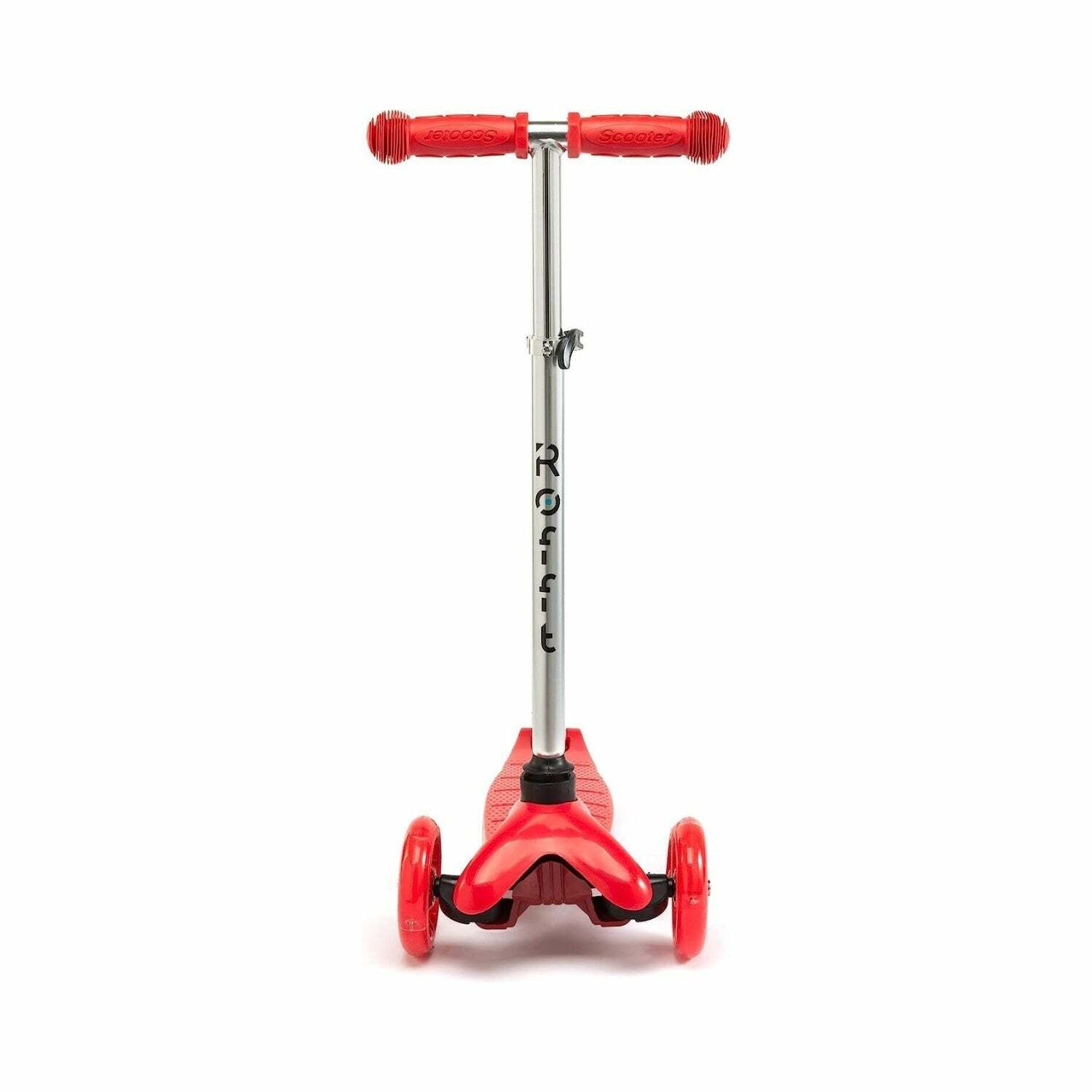 ROFFT - Kick Scooter, Lean-to-Steer LED 3 Wheel, Kids Ages 3-5 Red