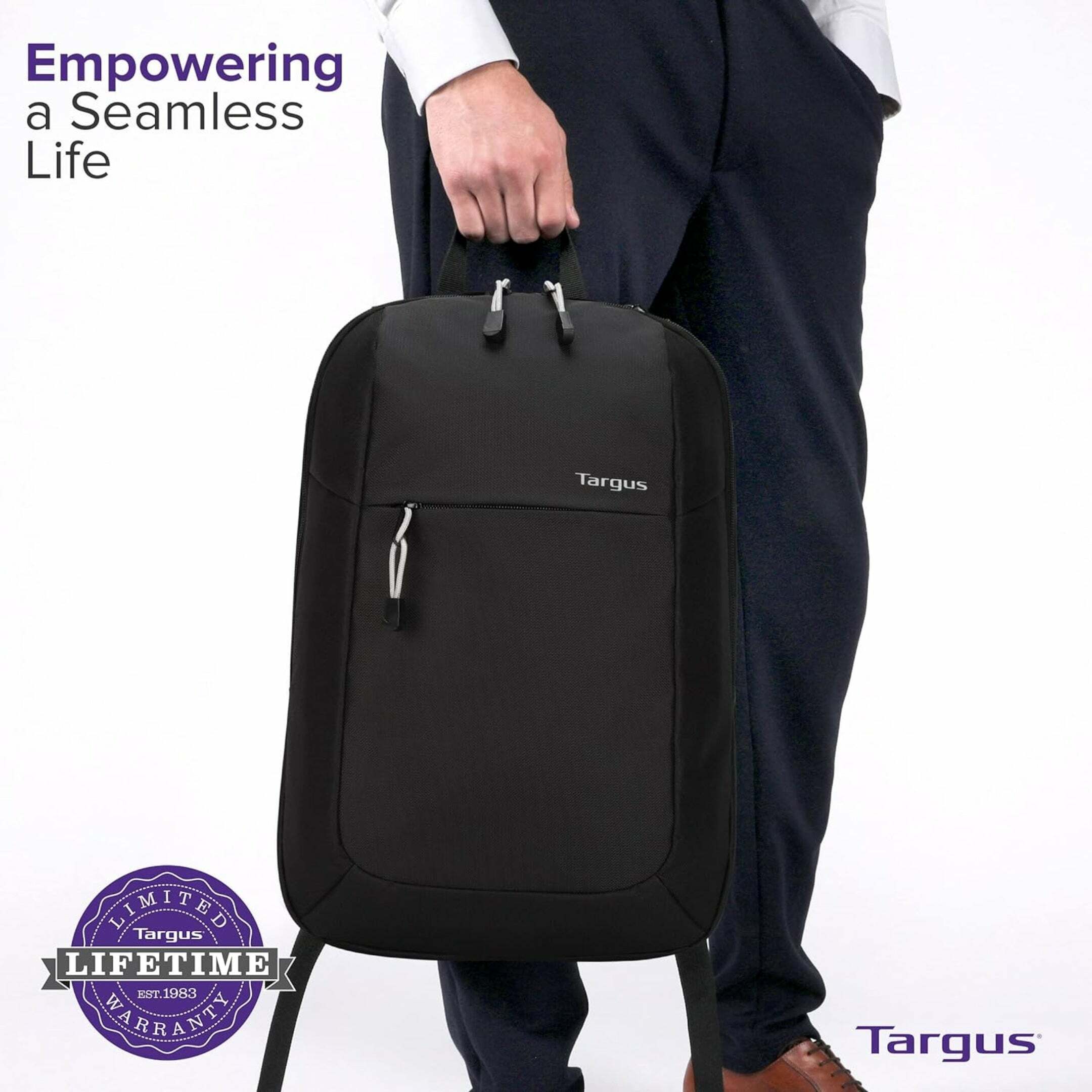 Targus Intellect Essentials Backpack for 15.6-Inch Laptop - Black