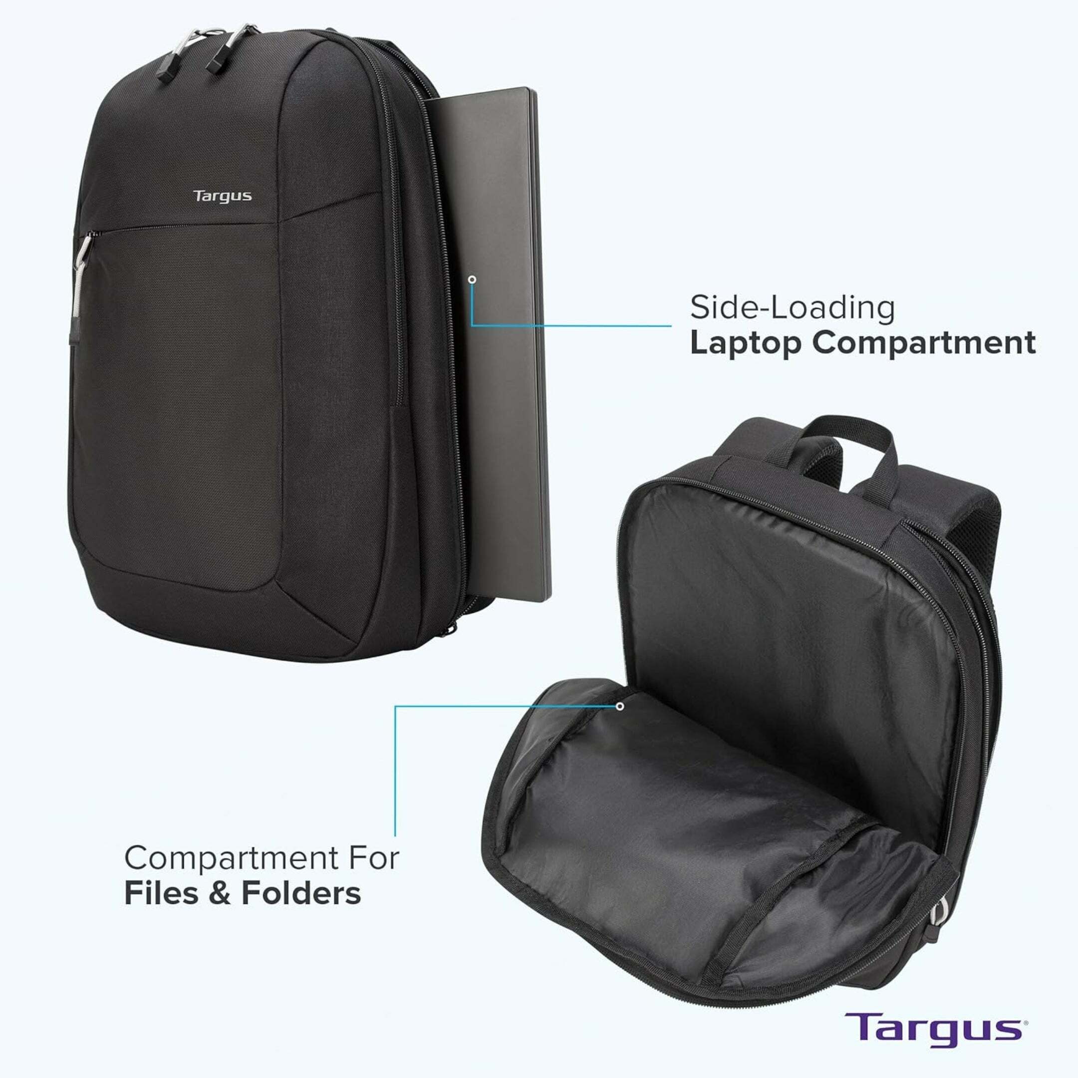 Targus Intellect Essentials Backpack for 15.6-Inch Laptop - Black