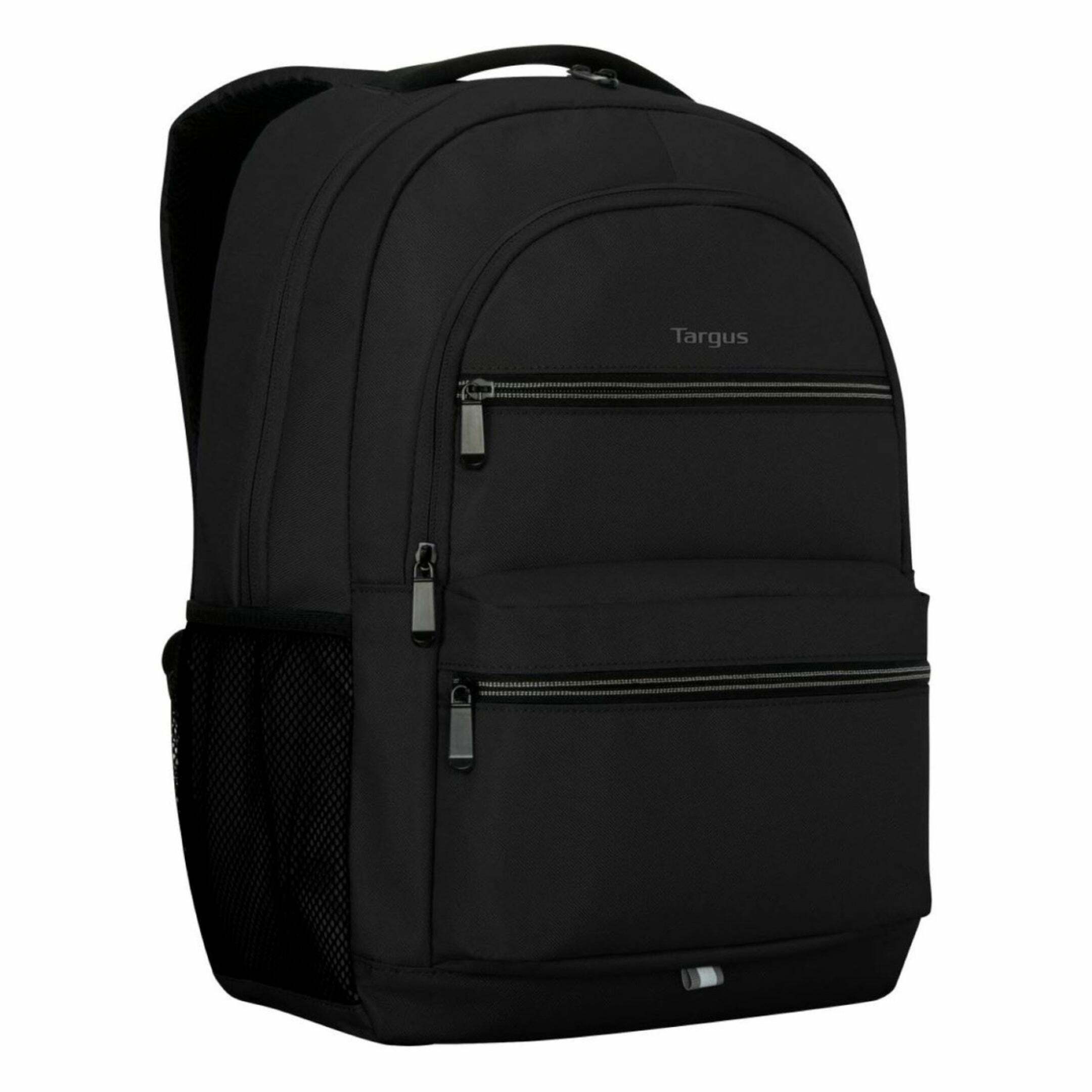 Targus Octave II Backpack for 15.6” Laptops - Ergonomic and Reflective Design, Black