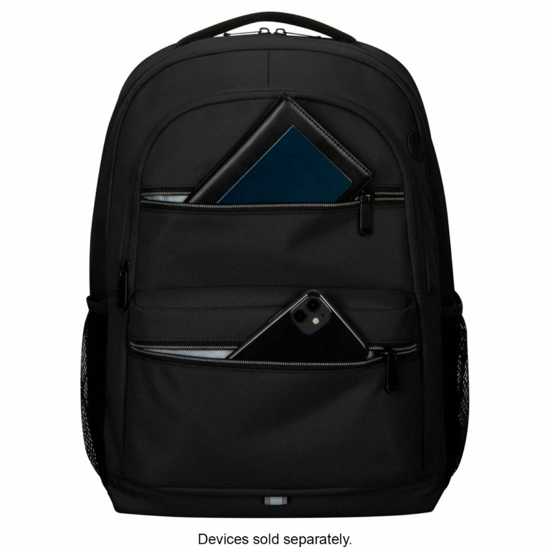 Targus Octave II Backpack for 15.6” Laptops - Ergonomic and Reflective Design, Black