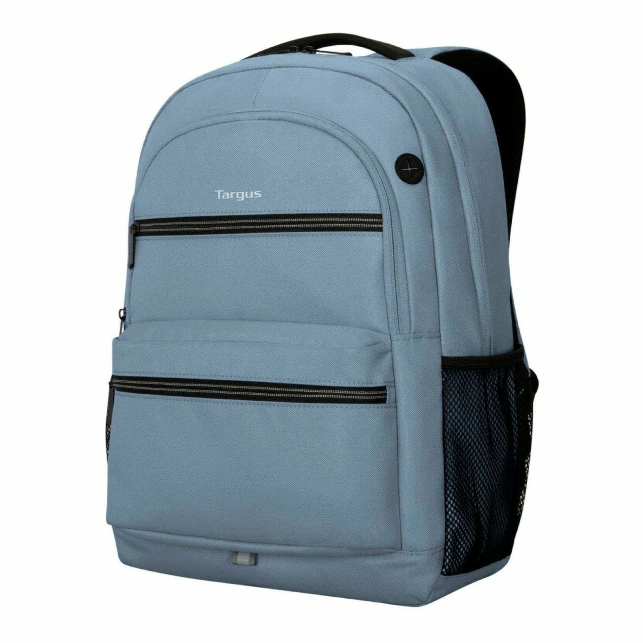 Targus Octave II Backpack for 15.6” Laptops - Ergonomic and Reflective Design, Blue