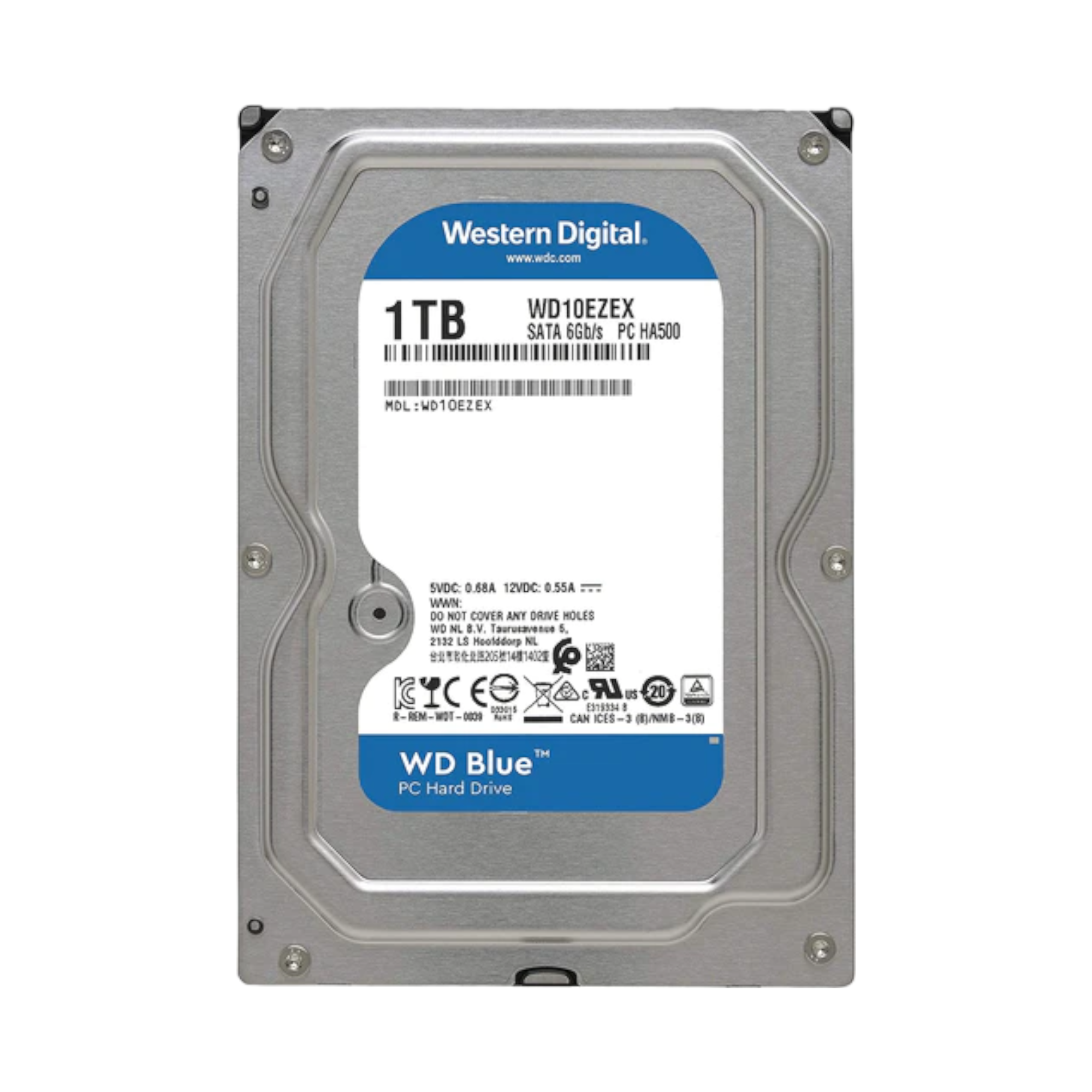 Western Digital Blue 1TB Internal Hard Drive Disk 3.5 SATA 6Gb/s