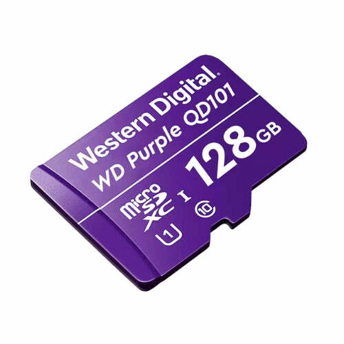 Western Digital Purple 128GB microSDXC Surveillance Flash Memory Card